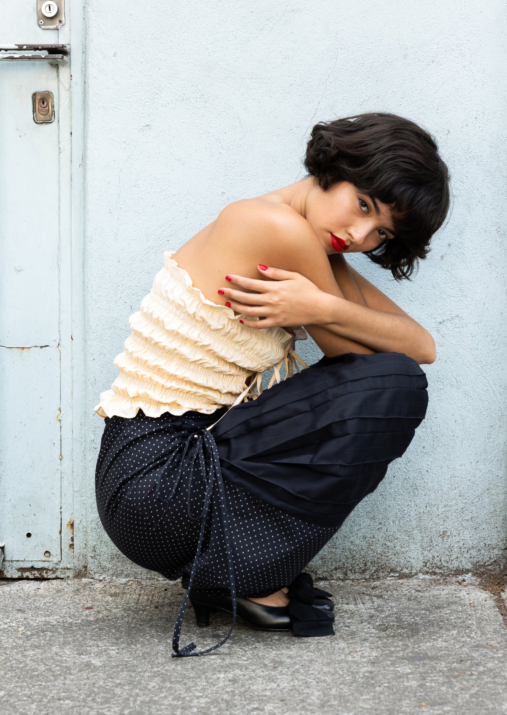 Bandeau - Rayas azul y rosa