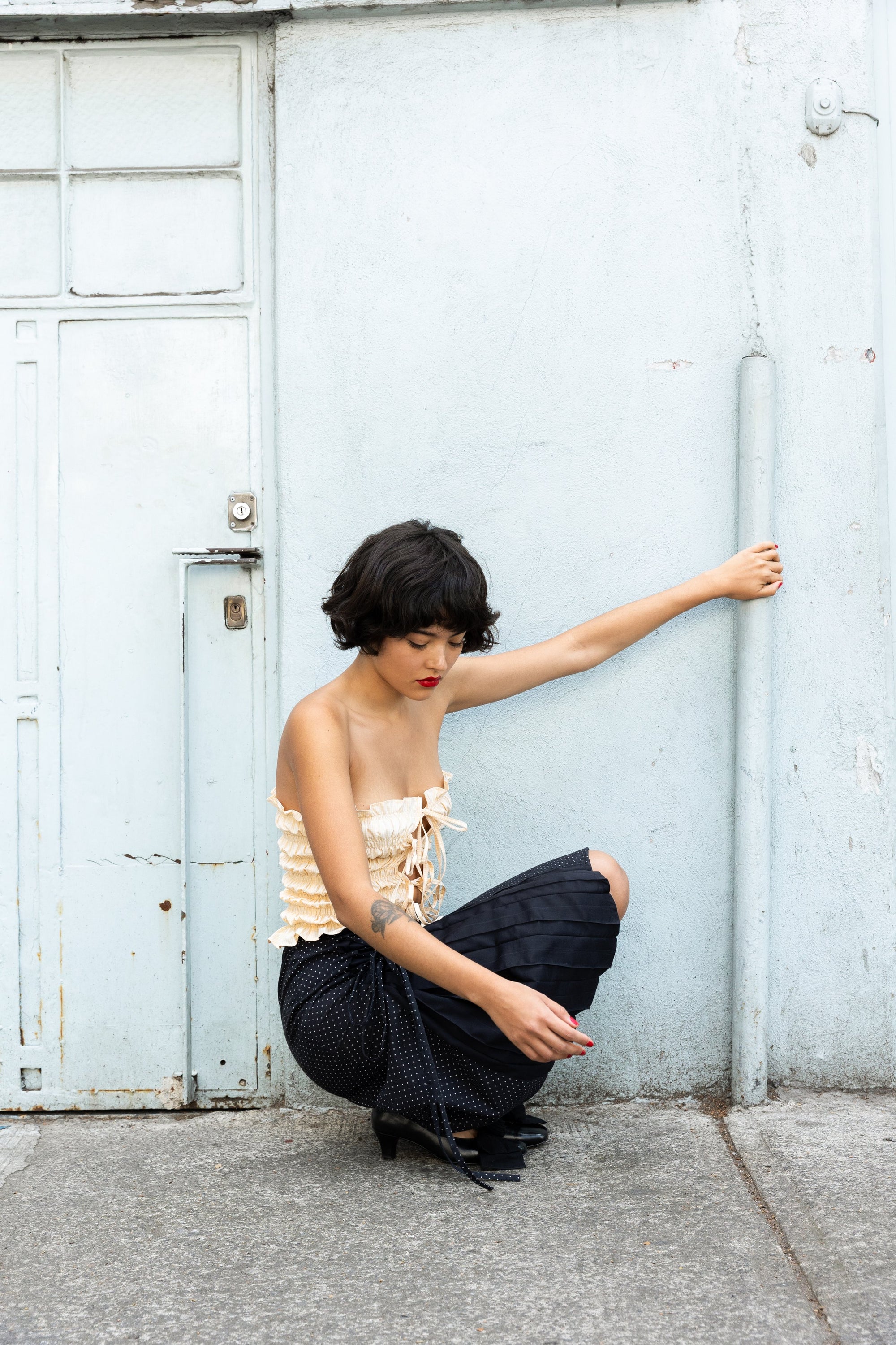 Bandeau - Rayas azul y rosa