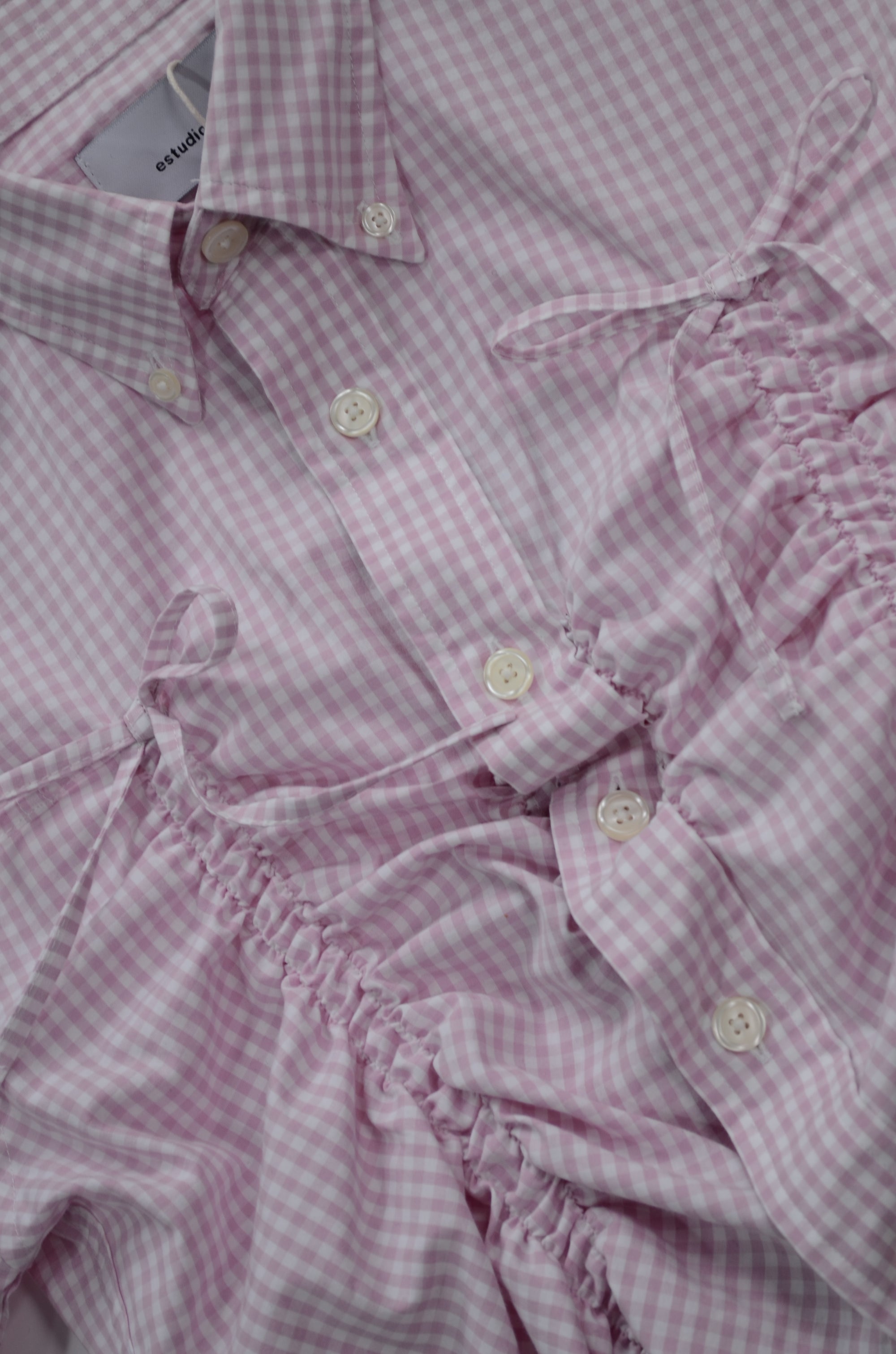 Camisa Valentine's - Rosa a cuadros