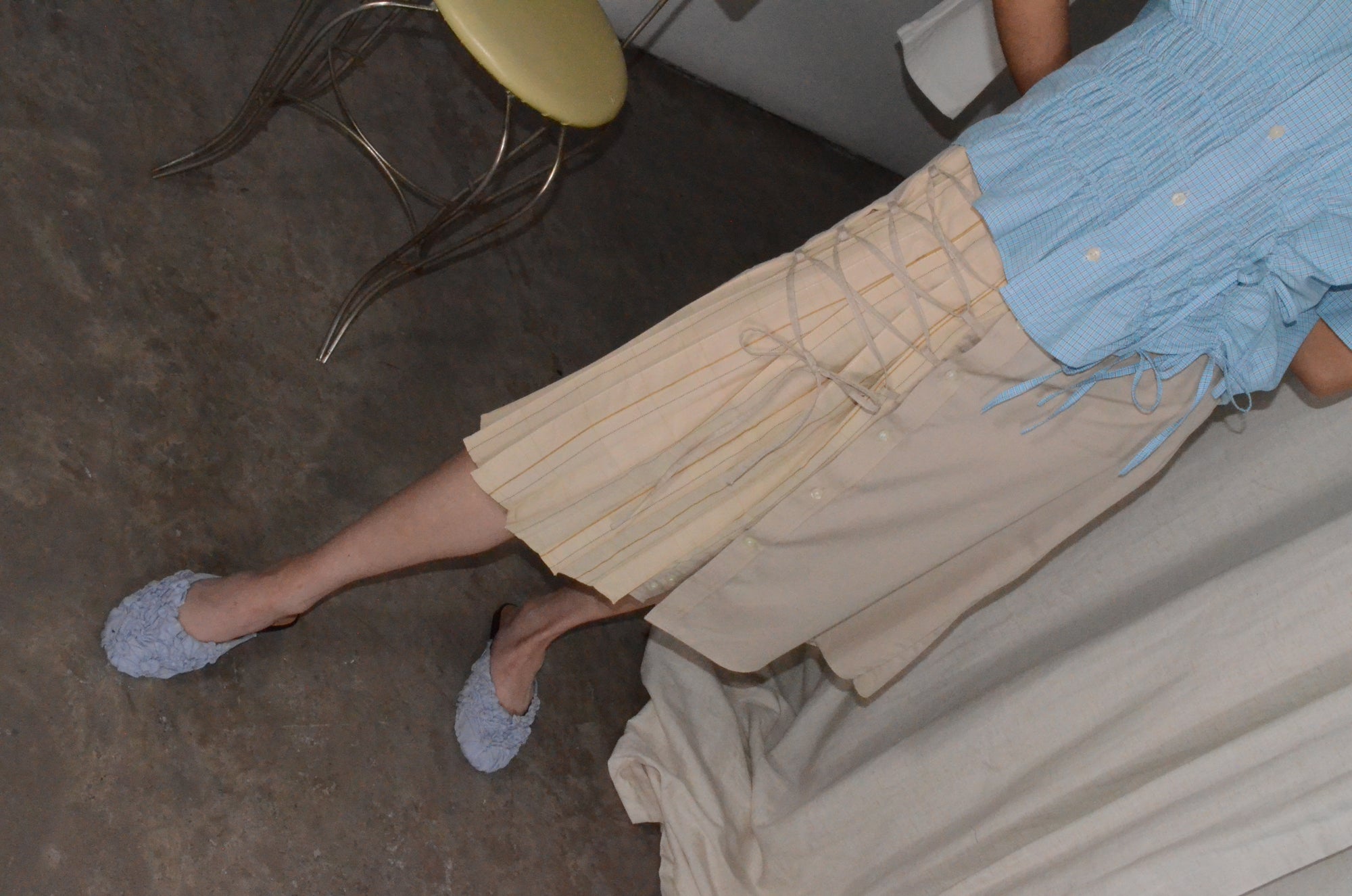 Falda Poesia Upcycling - Capuccino