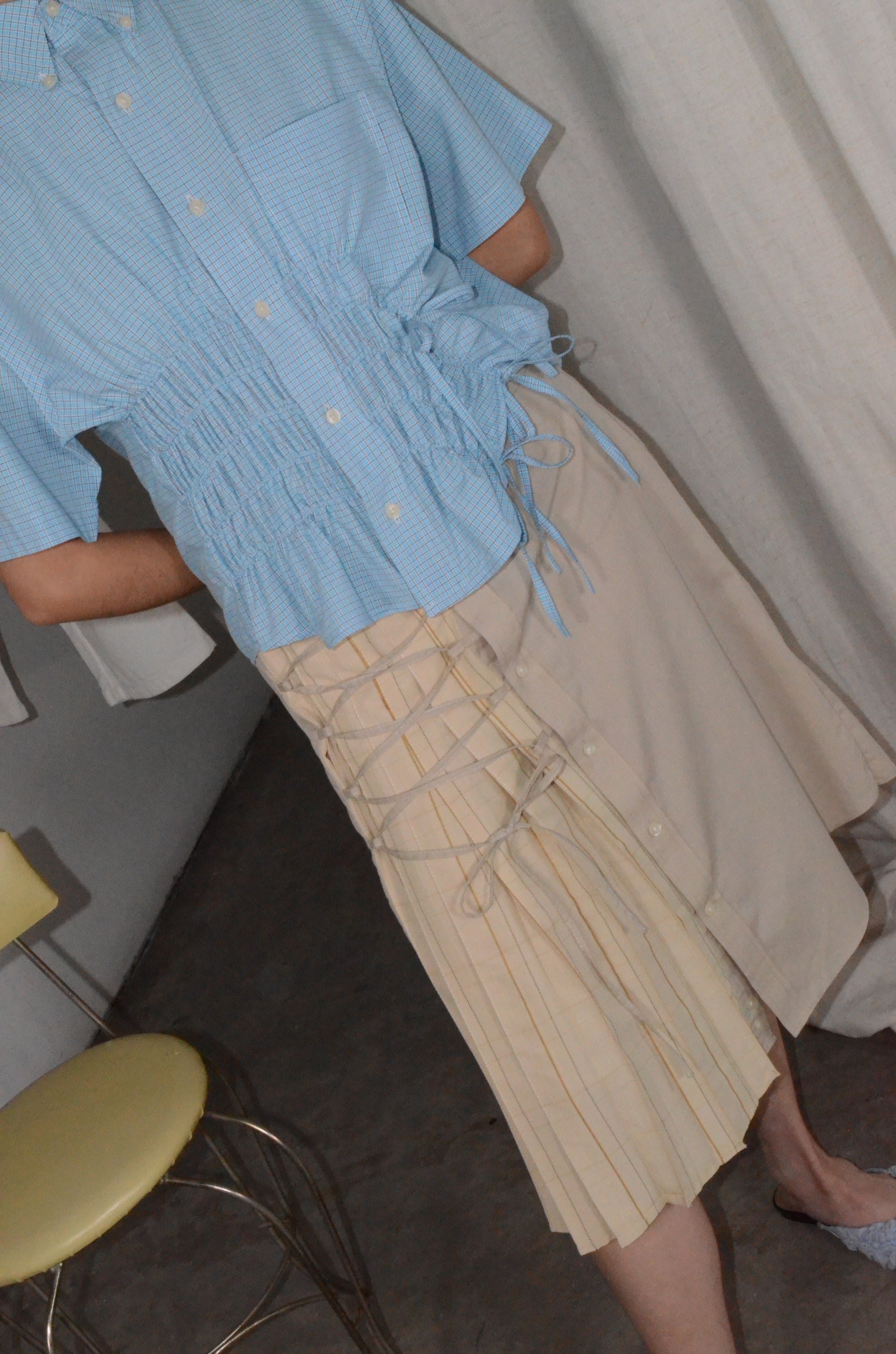 Falda Poesia Upcycling - Capuccino