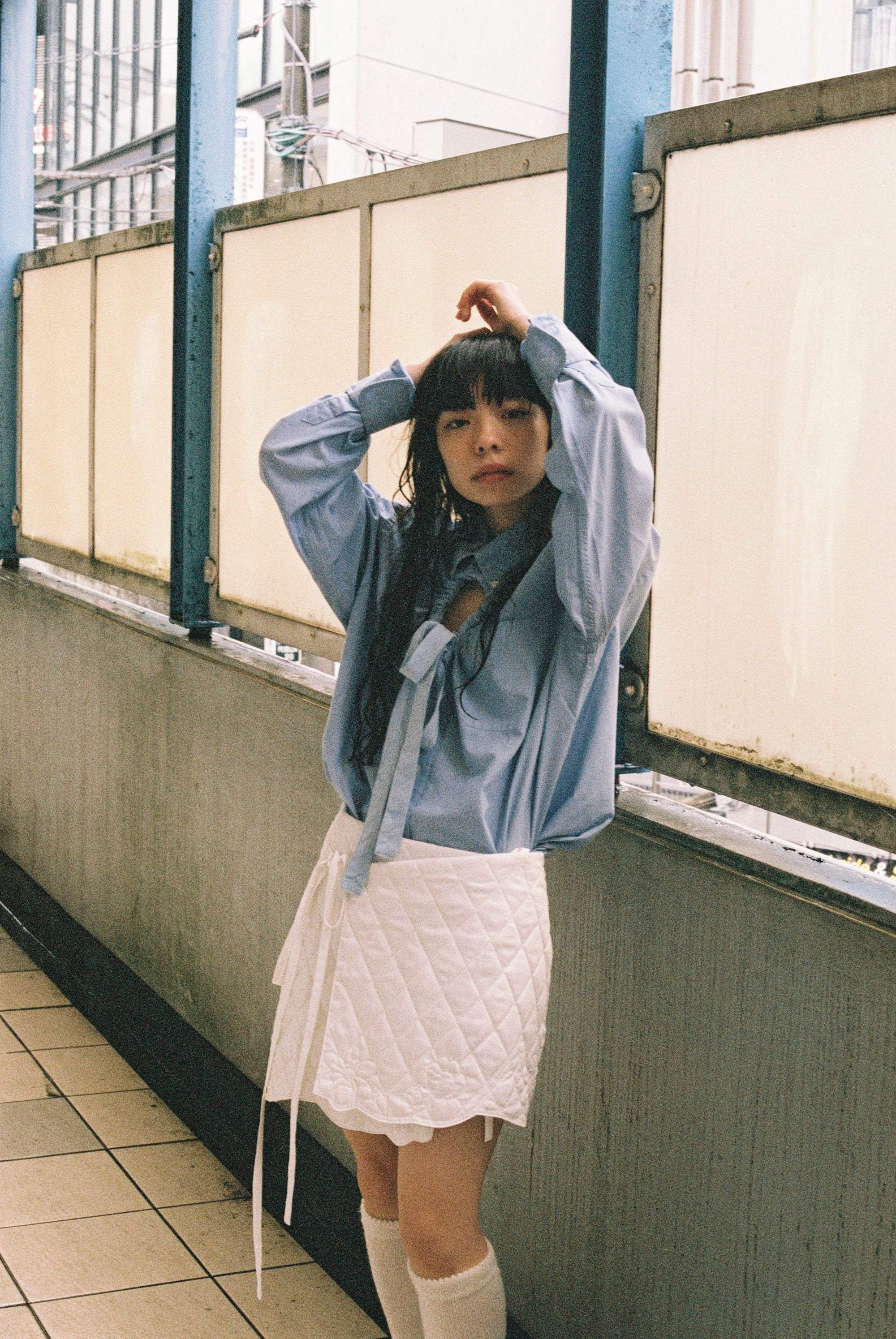 Falda Consuelo Blanca