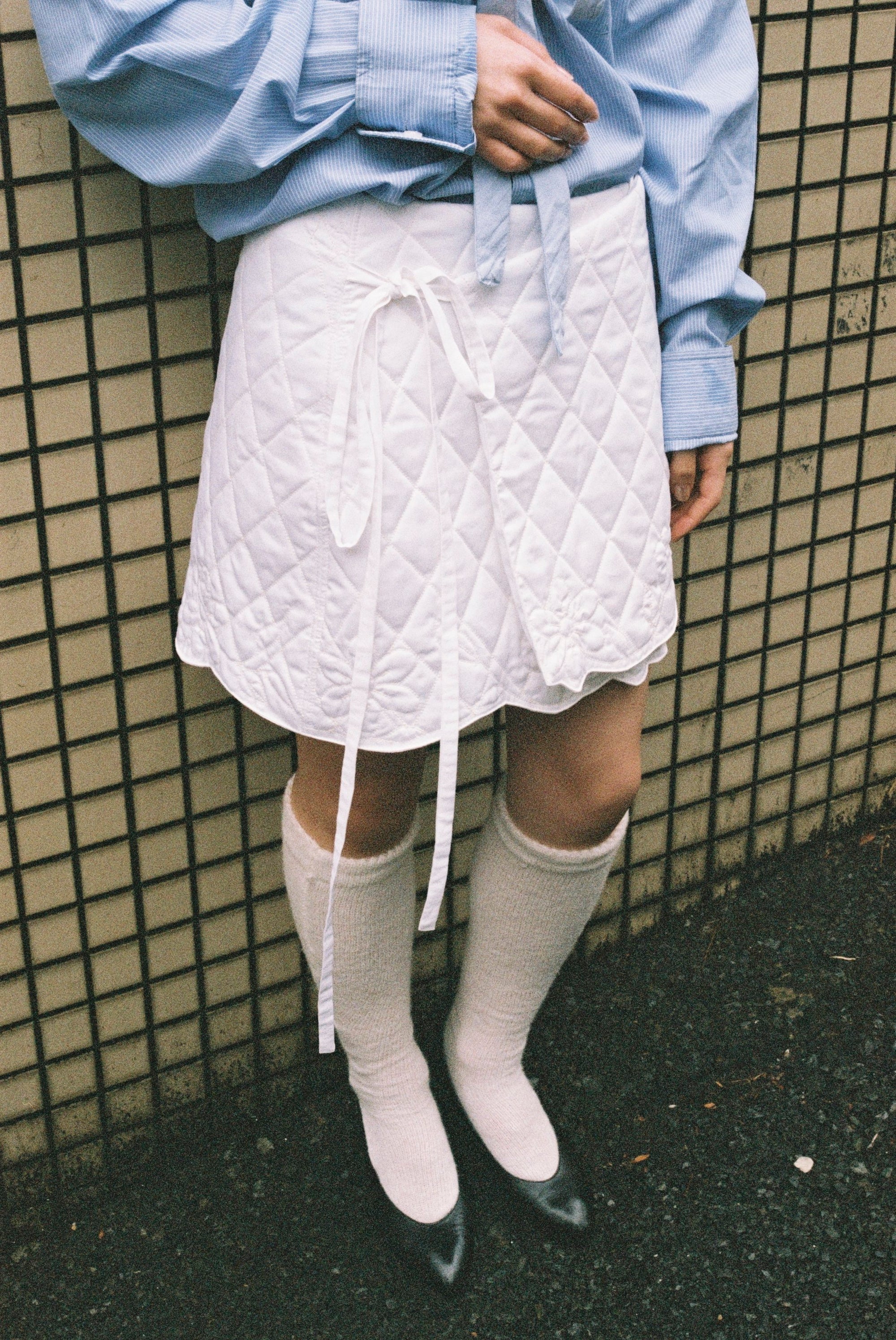 Falda Consuelo Blanca