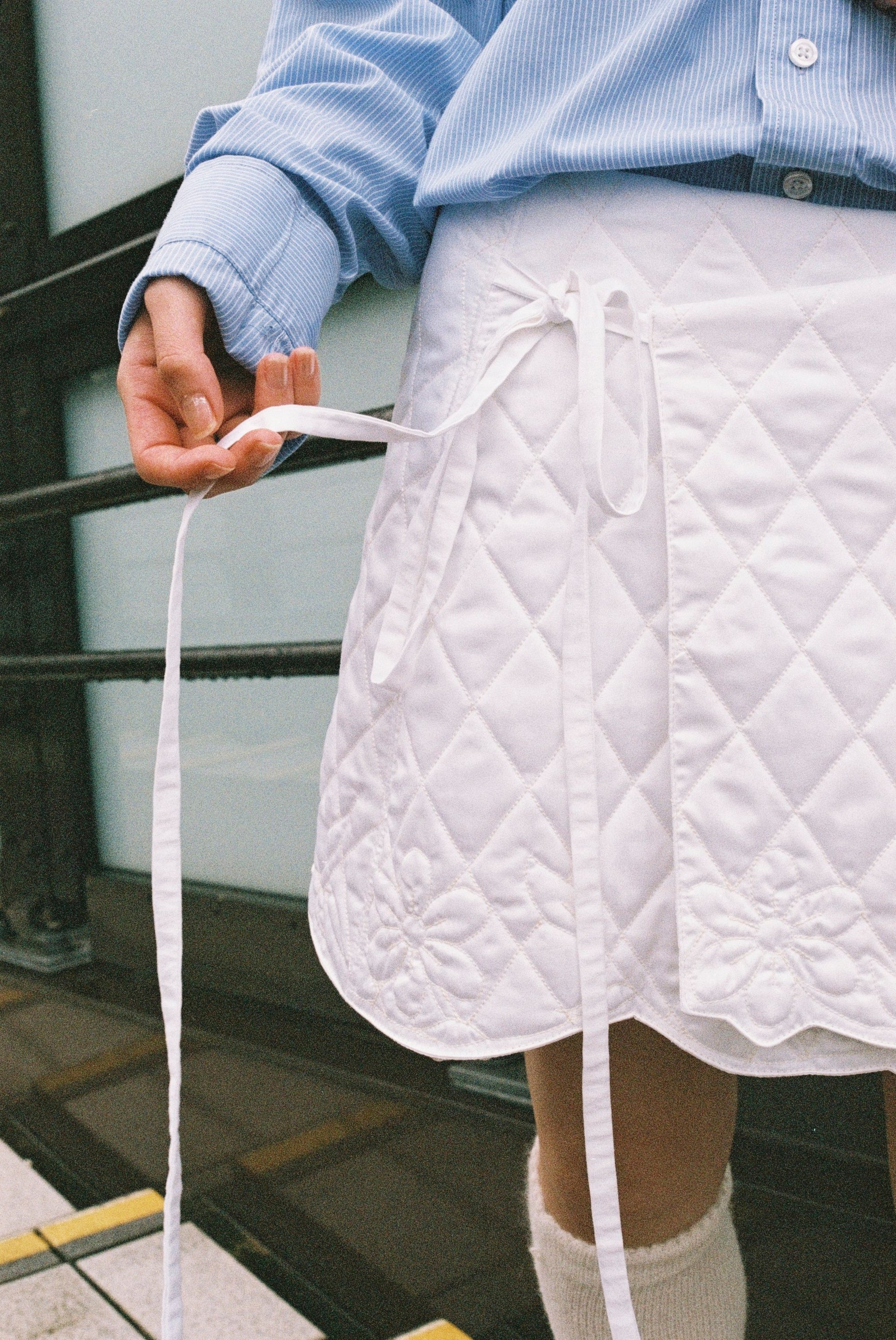 Falda Consuelo Blanca