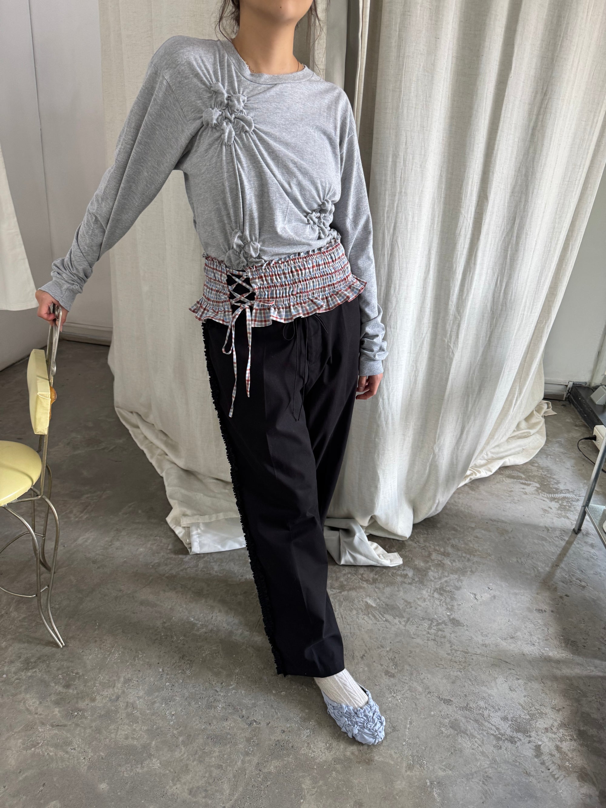 Mini Olan Belt - Azul y Rojo a cuadros