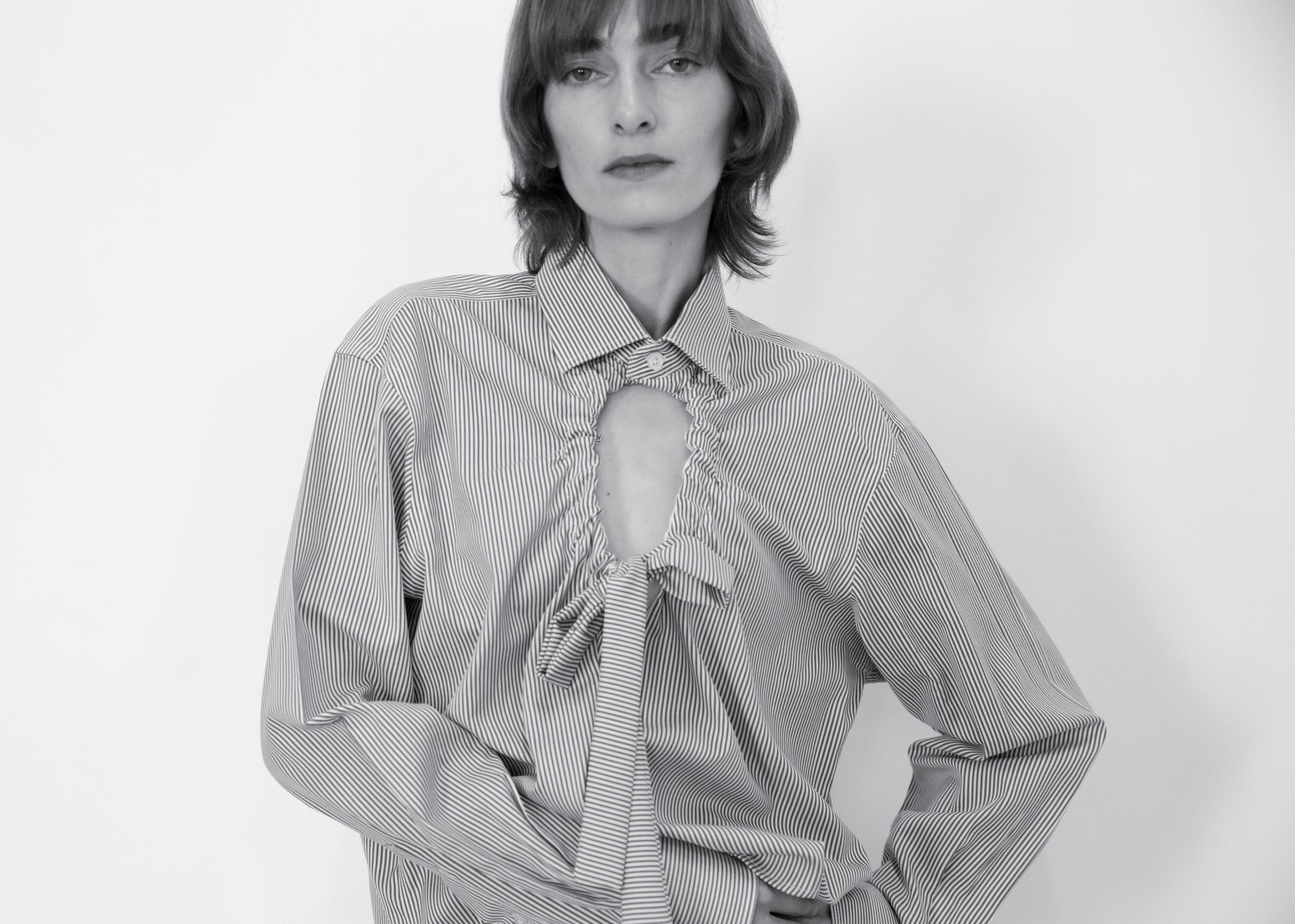 Camisa Ventana - Azul rayas