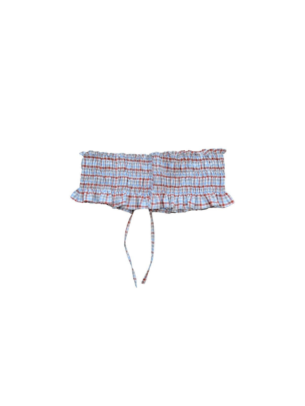 Mini Olan Belt - Azul y Rojo a cuadros