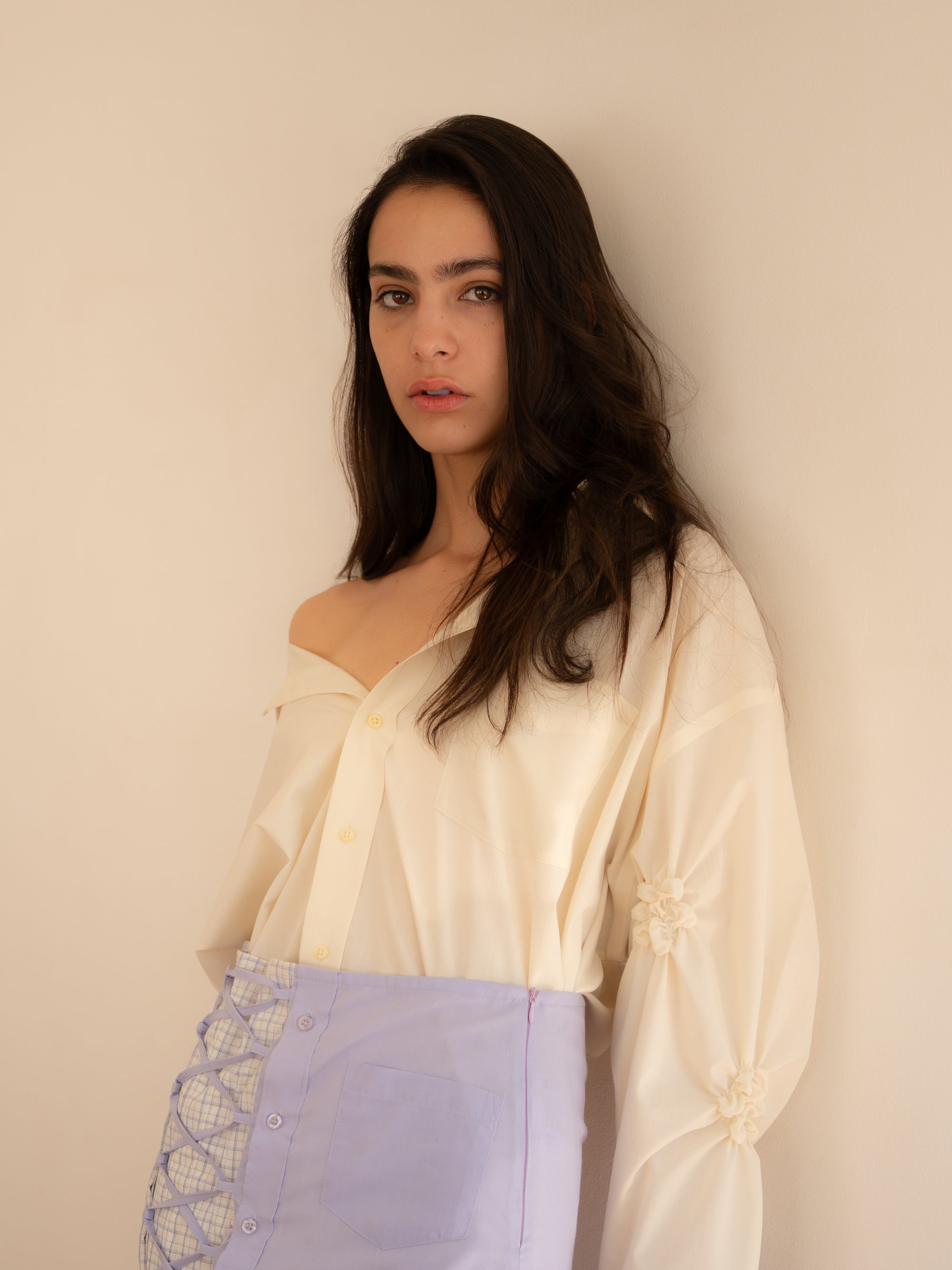 Camisa Enredadera - Mantequilla