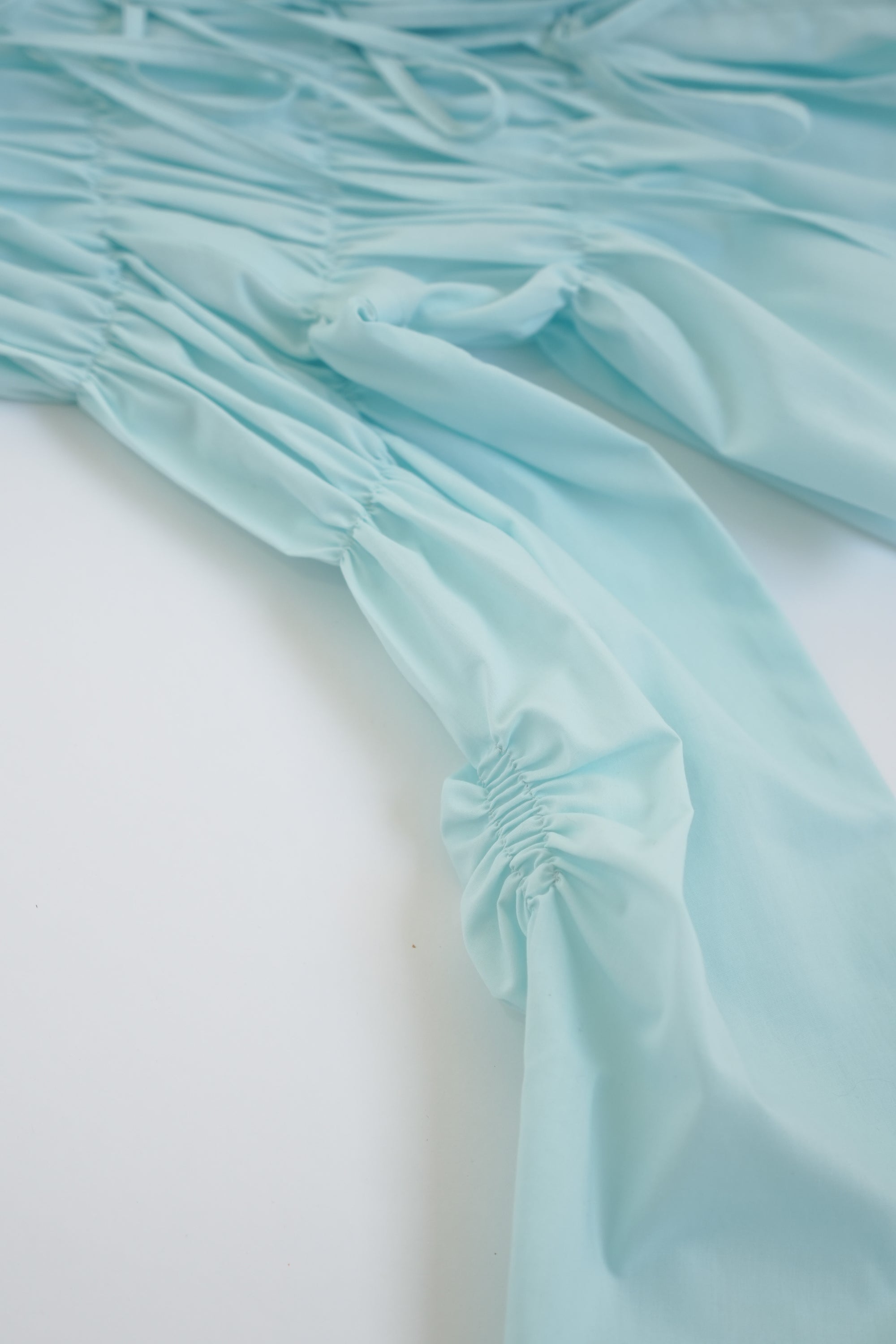 Camisa Espuma Corta - Azul turquesa