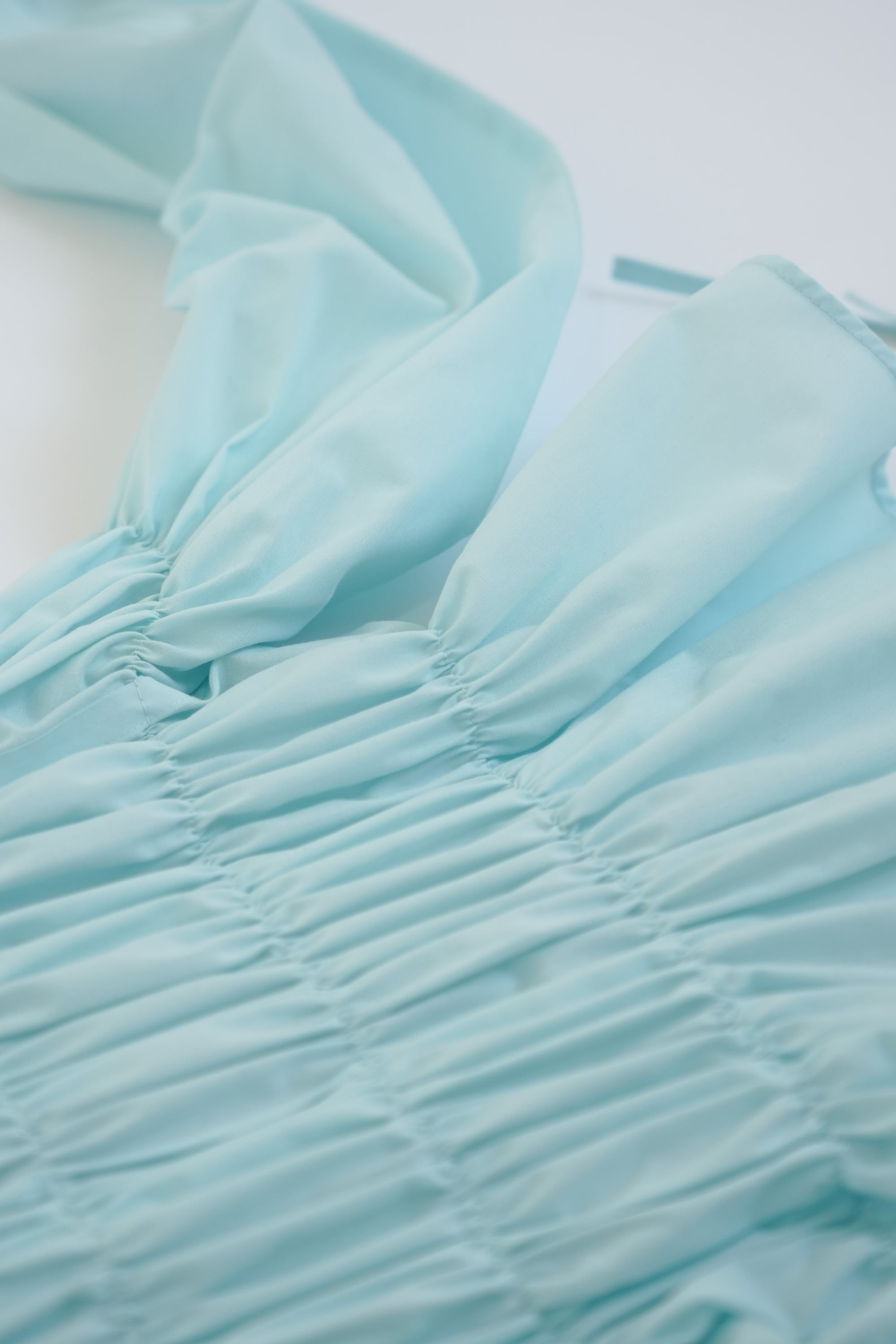 Camisa Espuma Corta - Azul turquesa