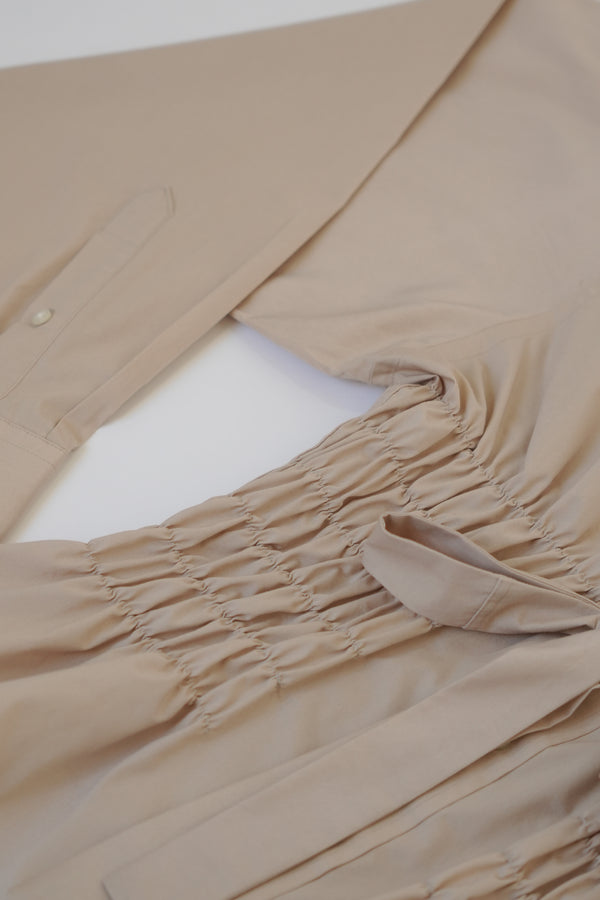 Corset Shirt - Beige