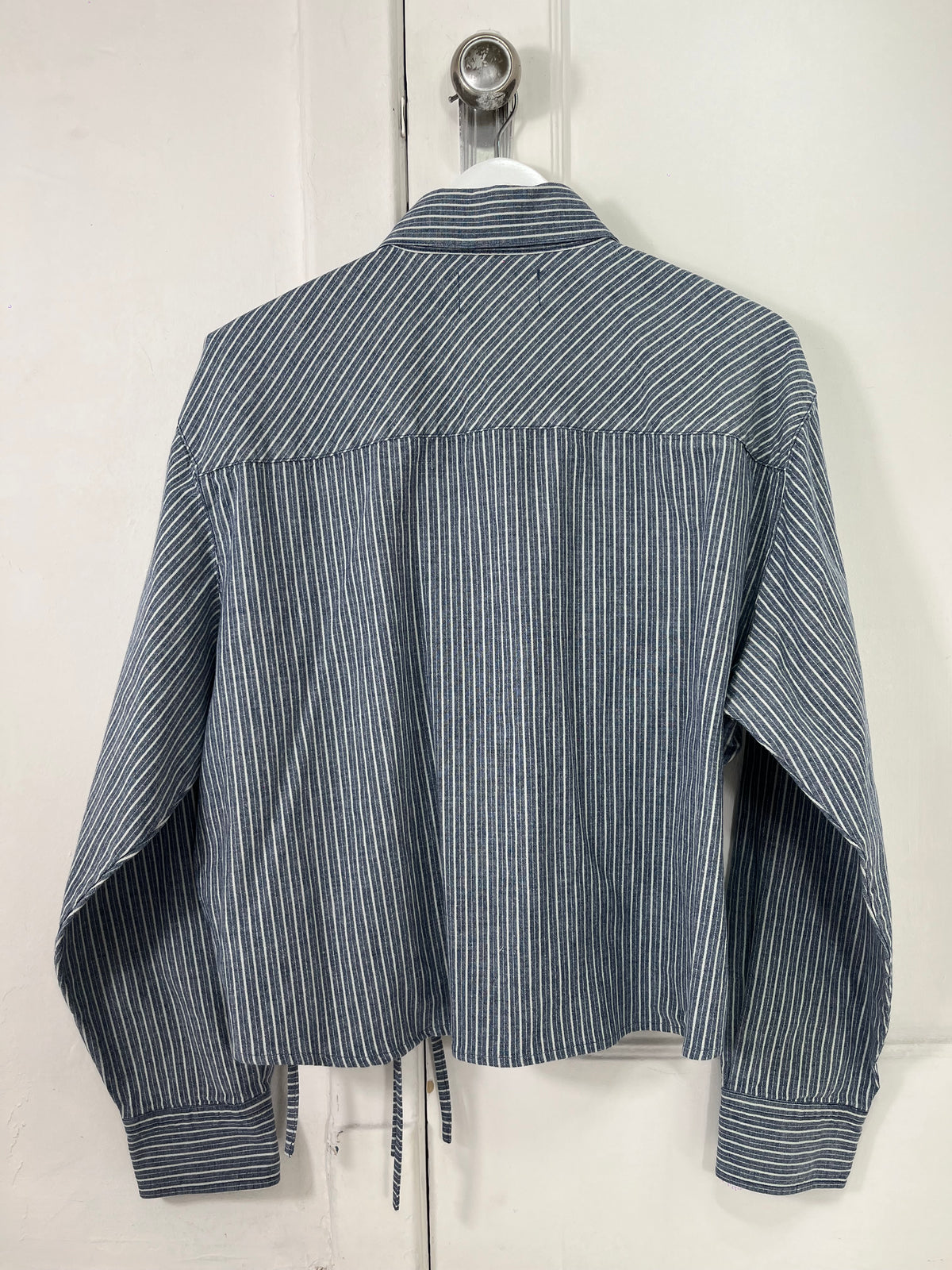 Cascada Shirt - Blue with White Stripes