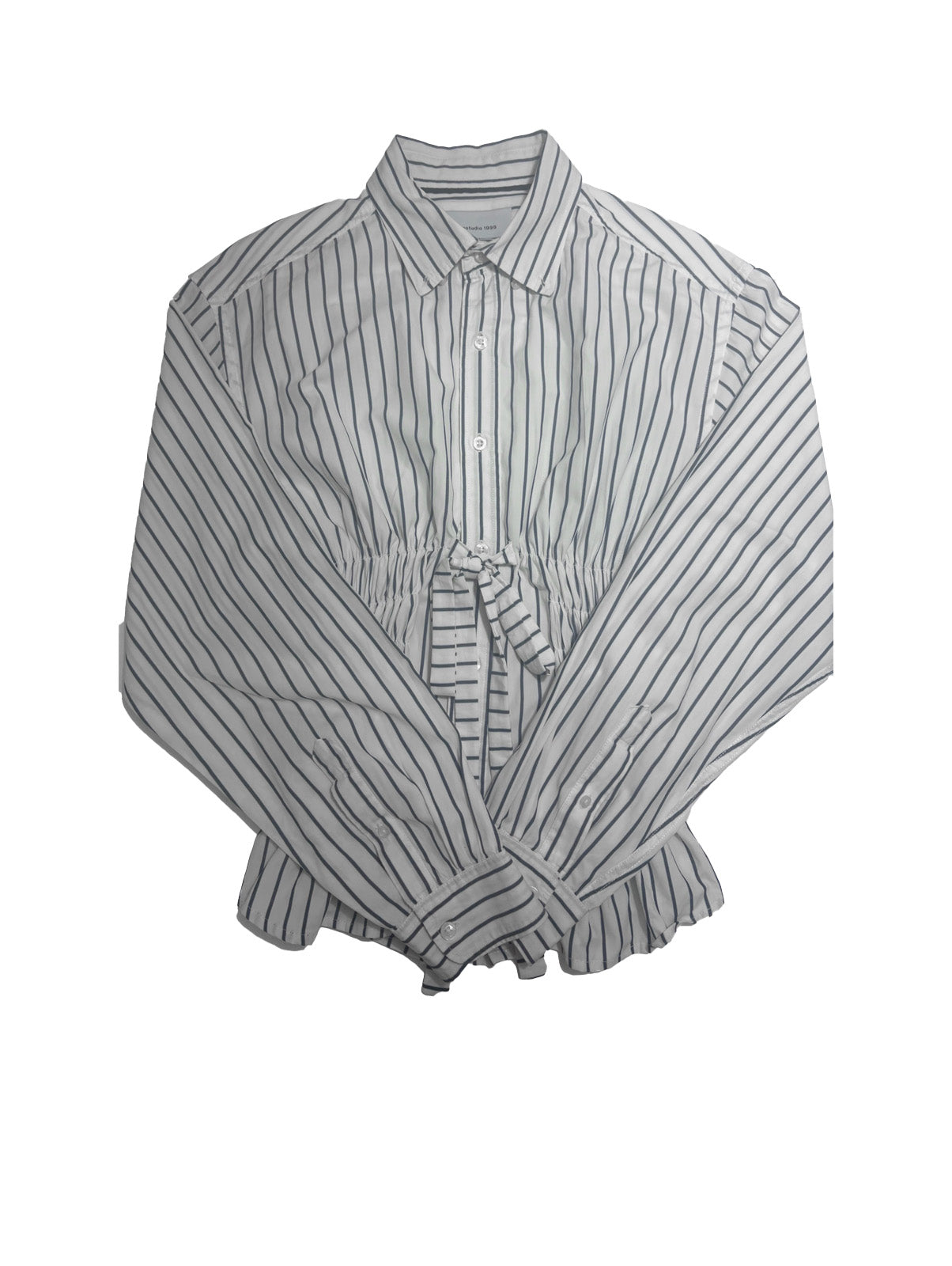 Camisa Corset - Rayas azul