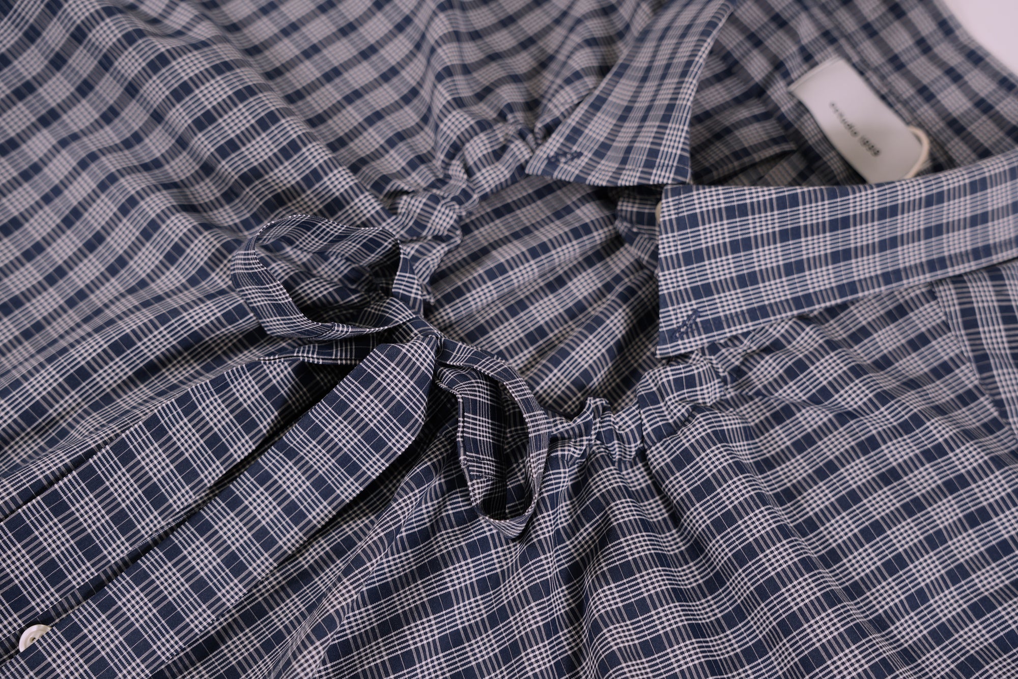 Camisa Ventana - Cuadros azul marino