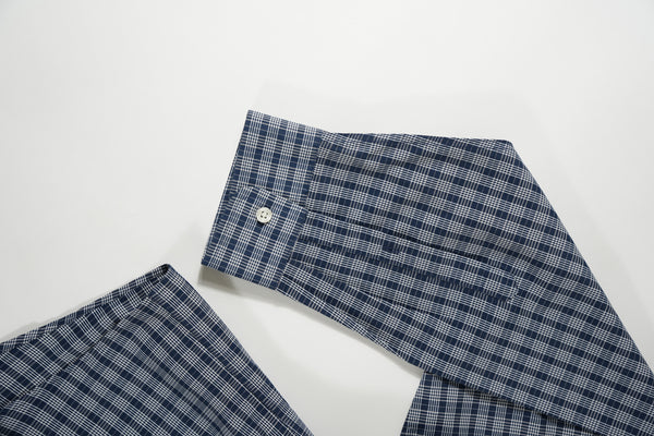 Camisa Ventana - Cuadros azul marino