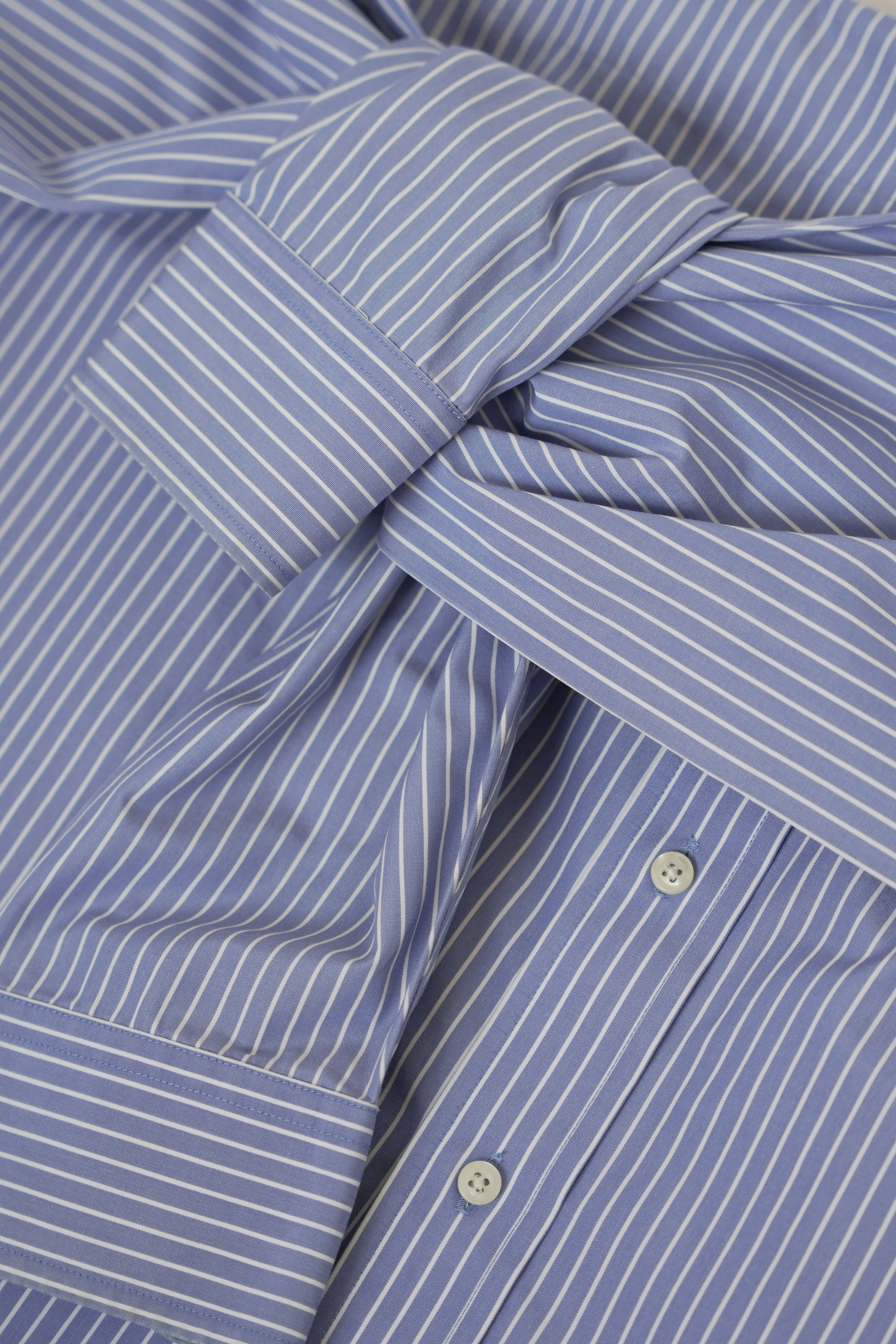 Falda Melancolía - Azul con líneas blancas