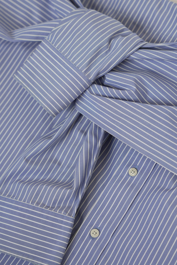 Falda Melancolía - Azul con líneas blancas