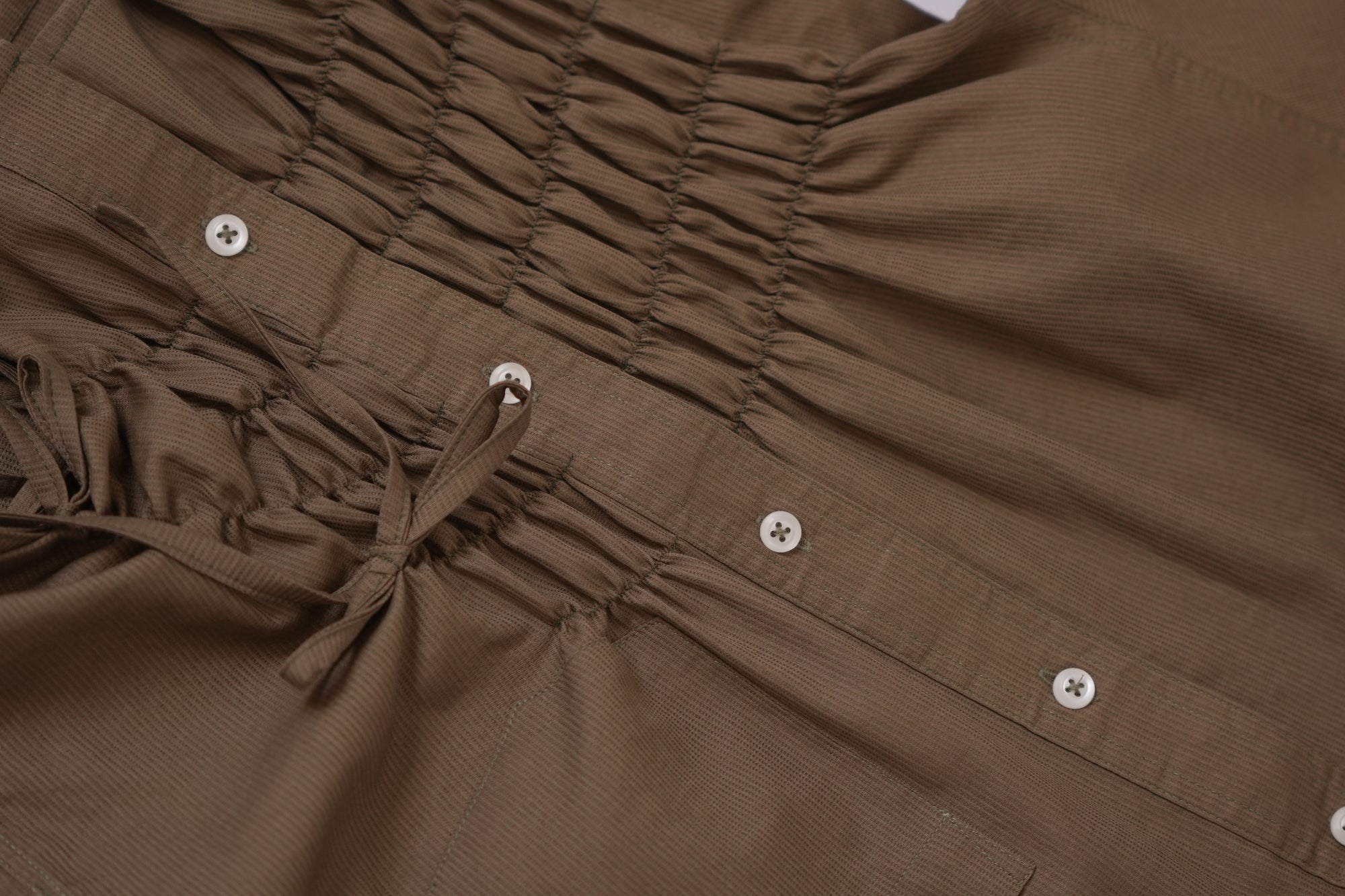 Cascading Shirt - Olive Green