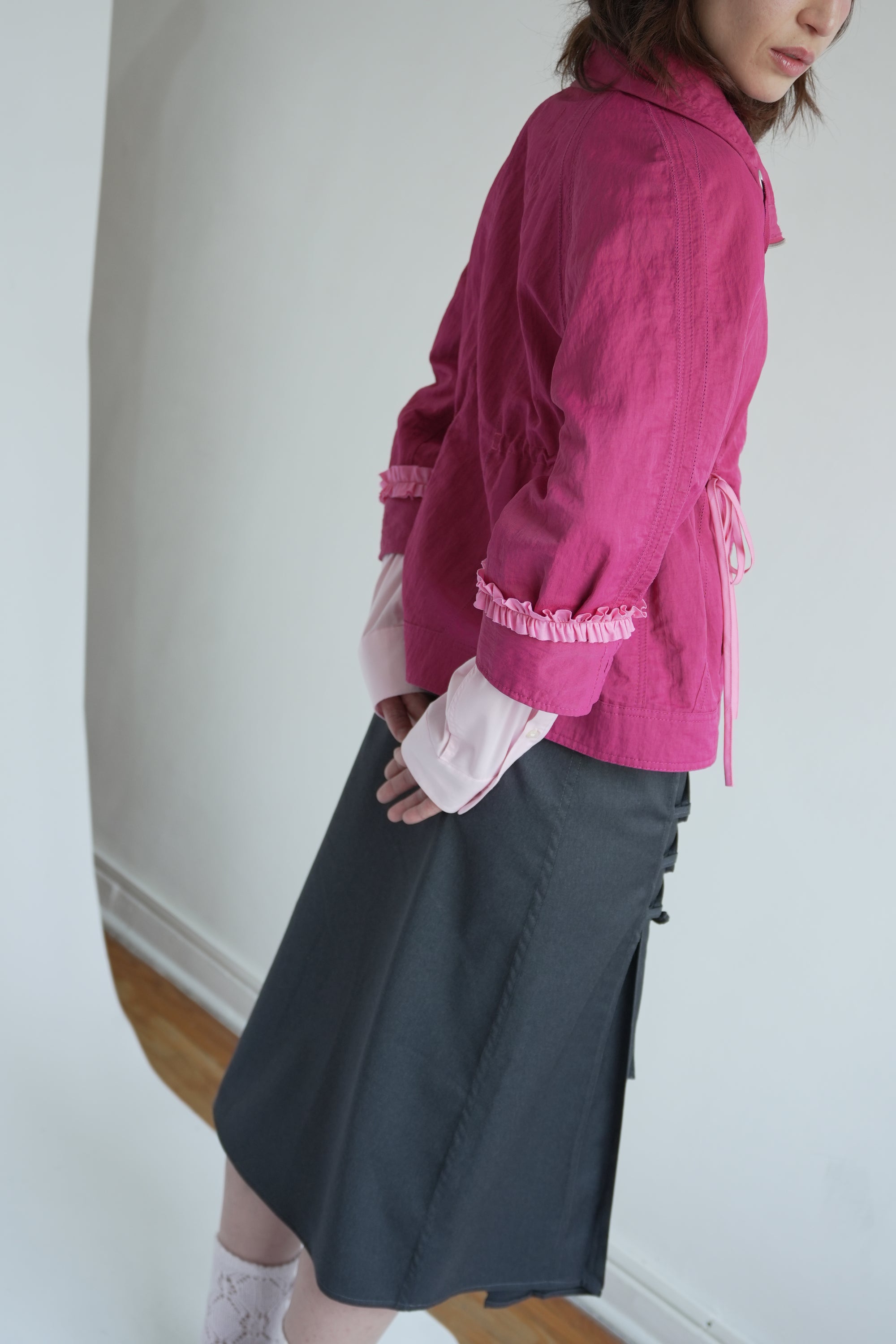Chamarra Fucsia