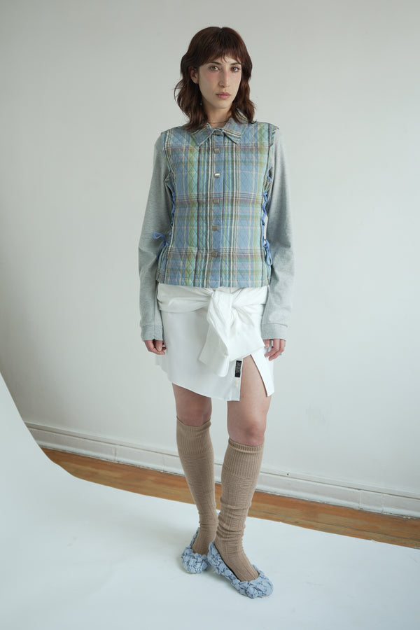 Chaleco Acolchado con cintas