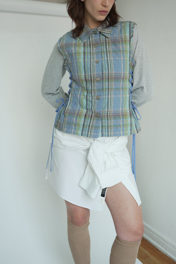 Chaleco Acolchado con cintas