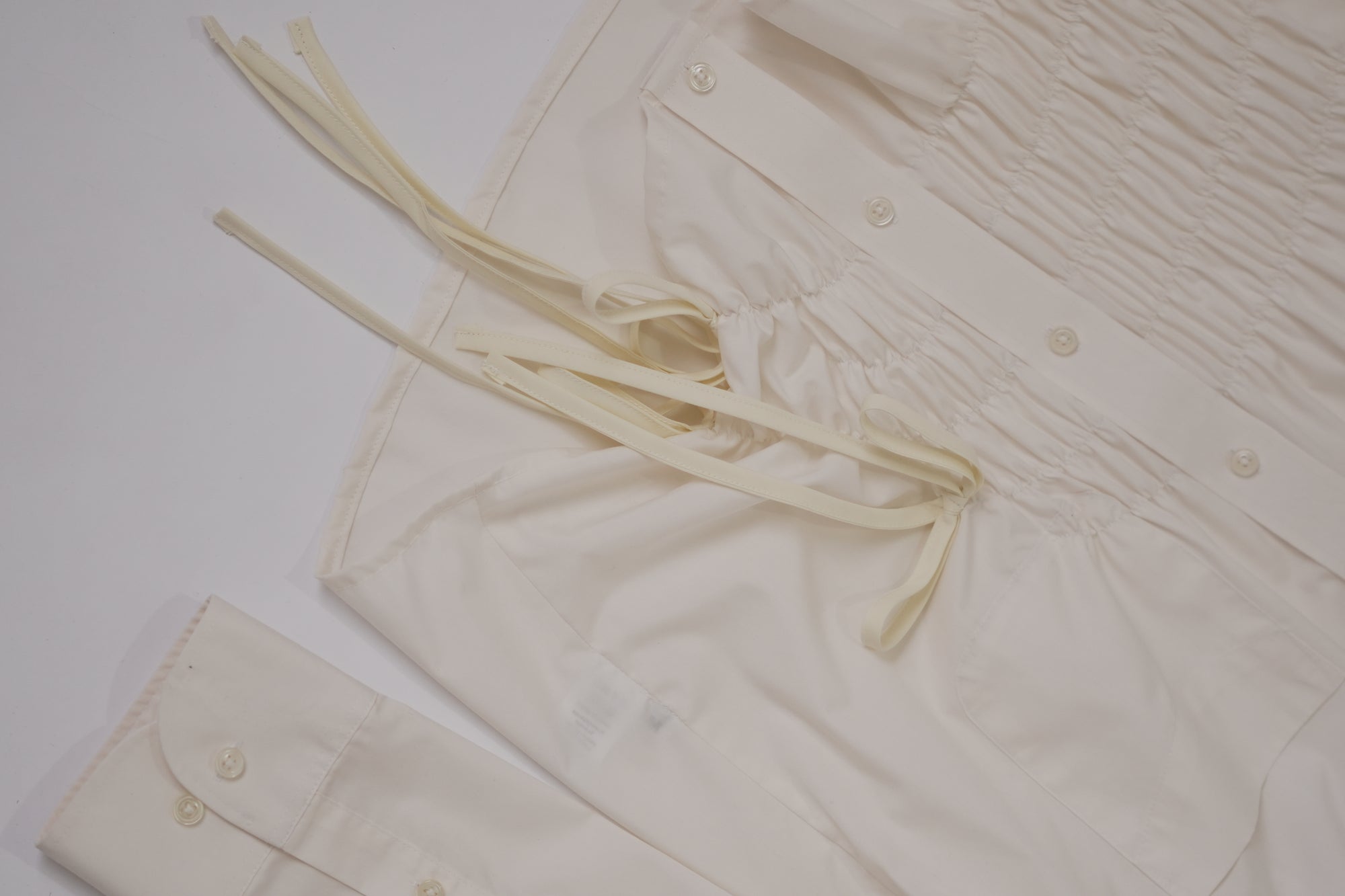 Camisa Cascada - Mantequilla