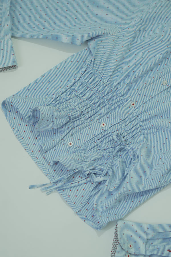 Camisa Cascada - Azul