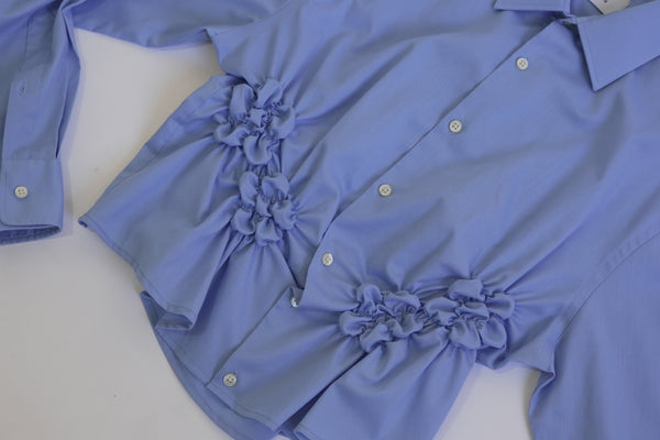 Camisa Florero - Azul claro