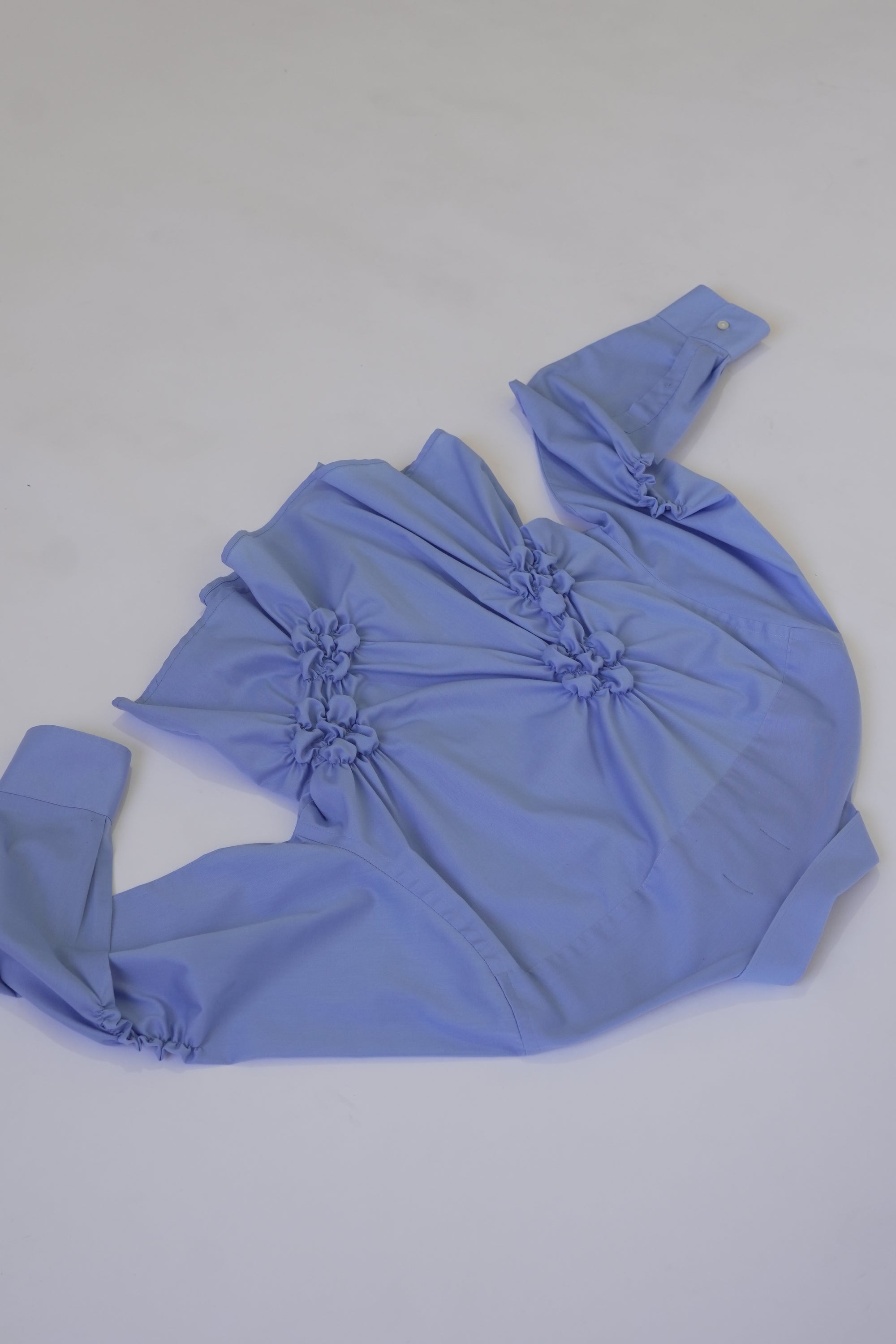 Camisa Florero - Azul claro