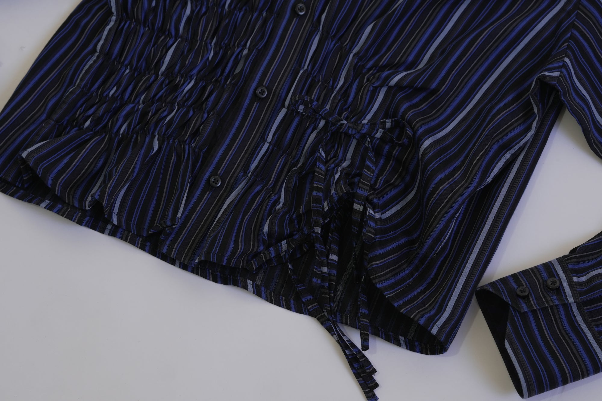 Camisa Cascada - Navy a rayas