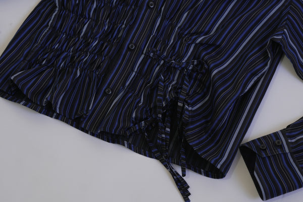 Camisa Cascada - Navy a rayas