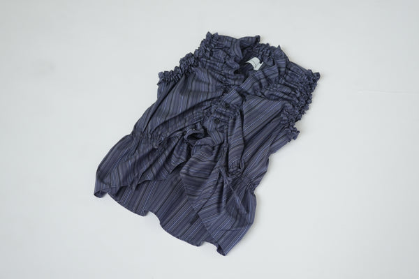 Camisa Halo - Rayas Azul marino