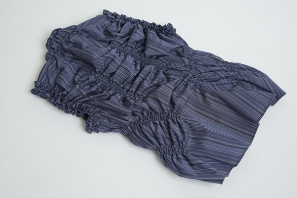Camisa Halo - Rayas Azul marino