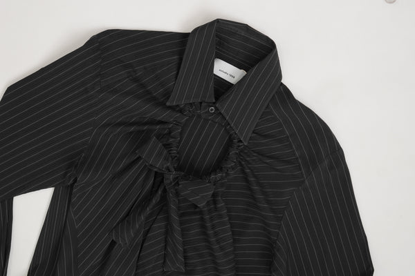 Chemise Ventana - Noire à rayures