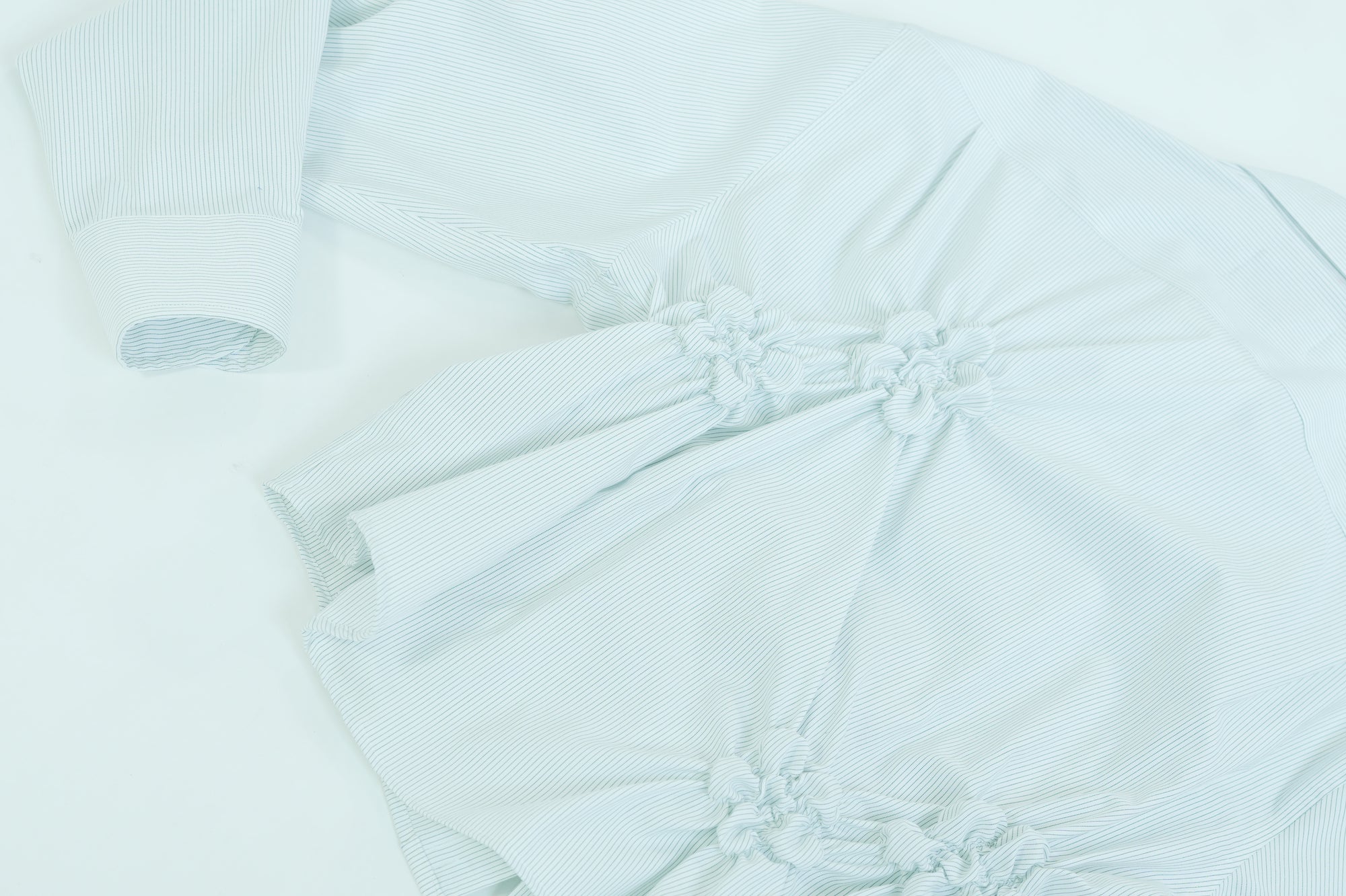 Camisa Florero - Blanco con Rayas