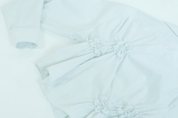 Camisa Florero - Blanco con Rayas