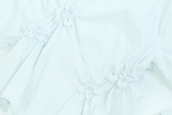 Camisa Florero - Blanco con Rayas