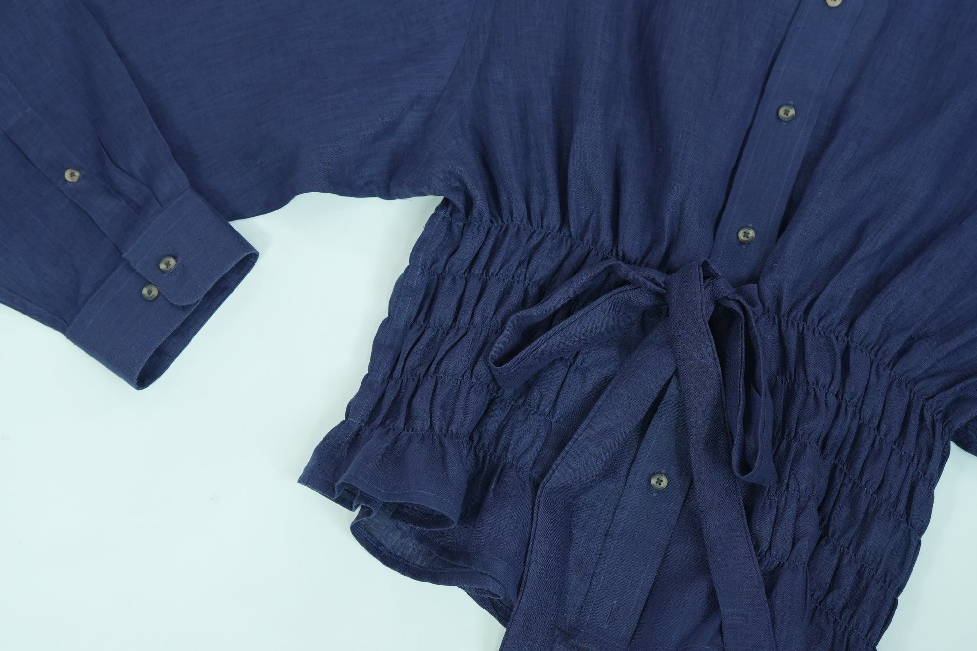 Camisa Corset - Azul