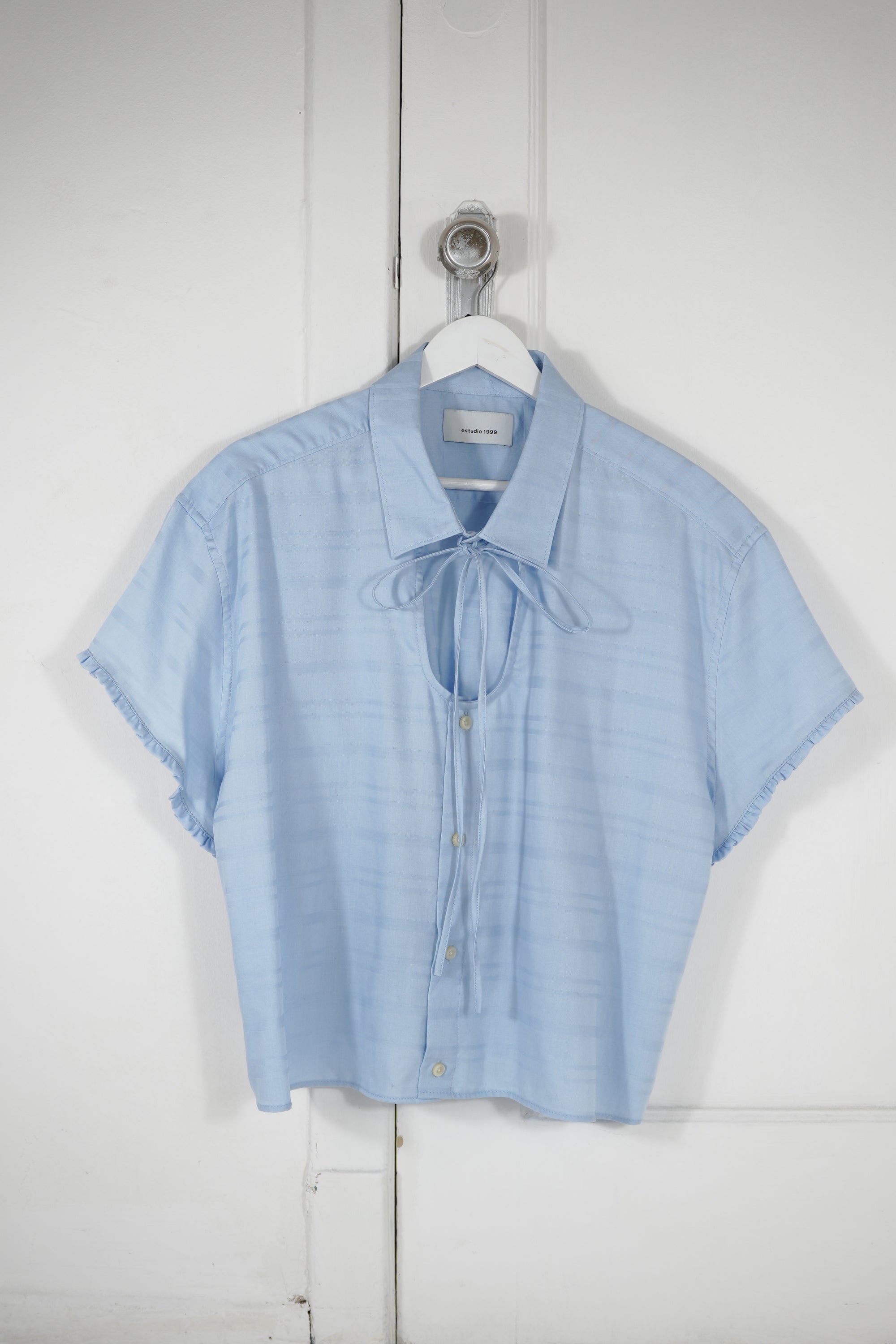 Camisa Capullo - Azul rayas horizontales
