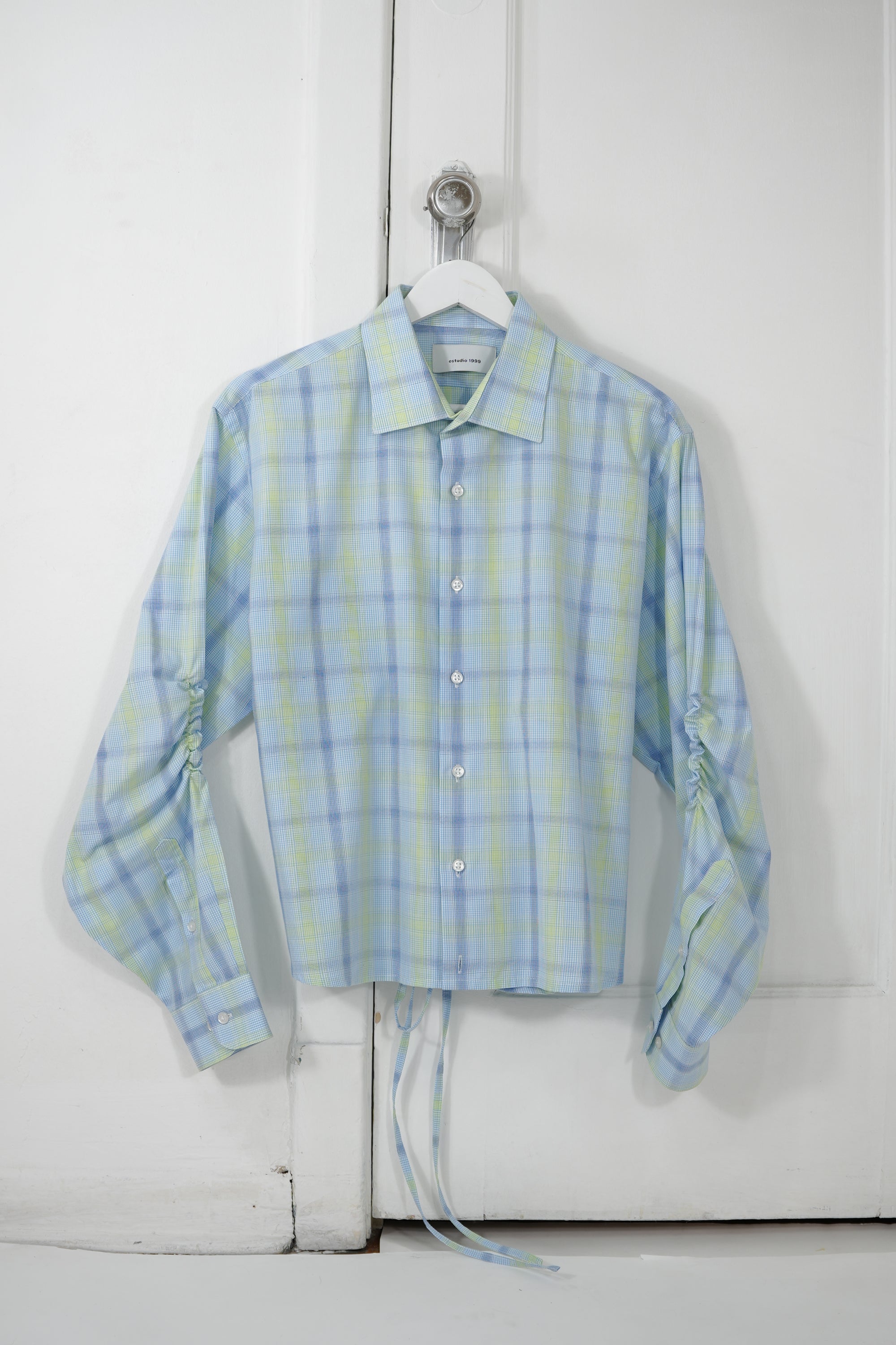 Camisa Lazo - A cuadros verde y azul