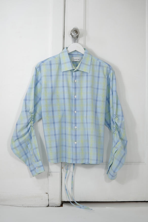 Camisa Lazo - A cuadros verde y azul