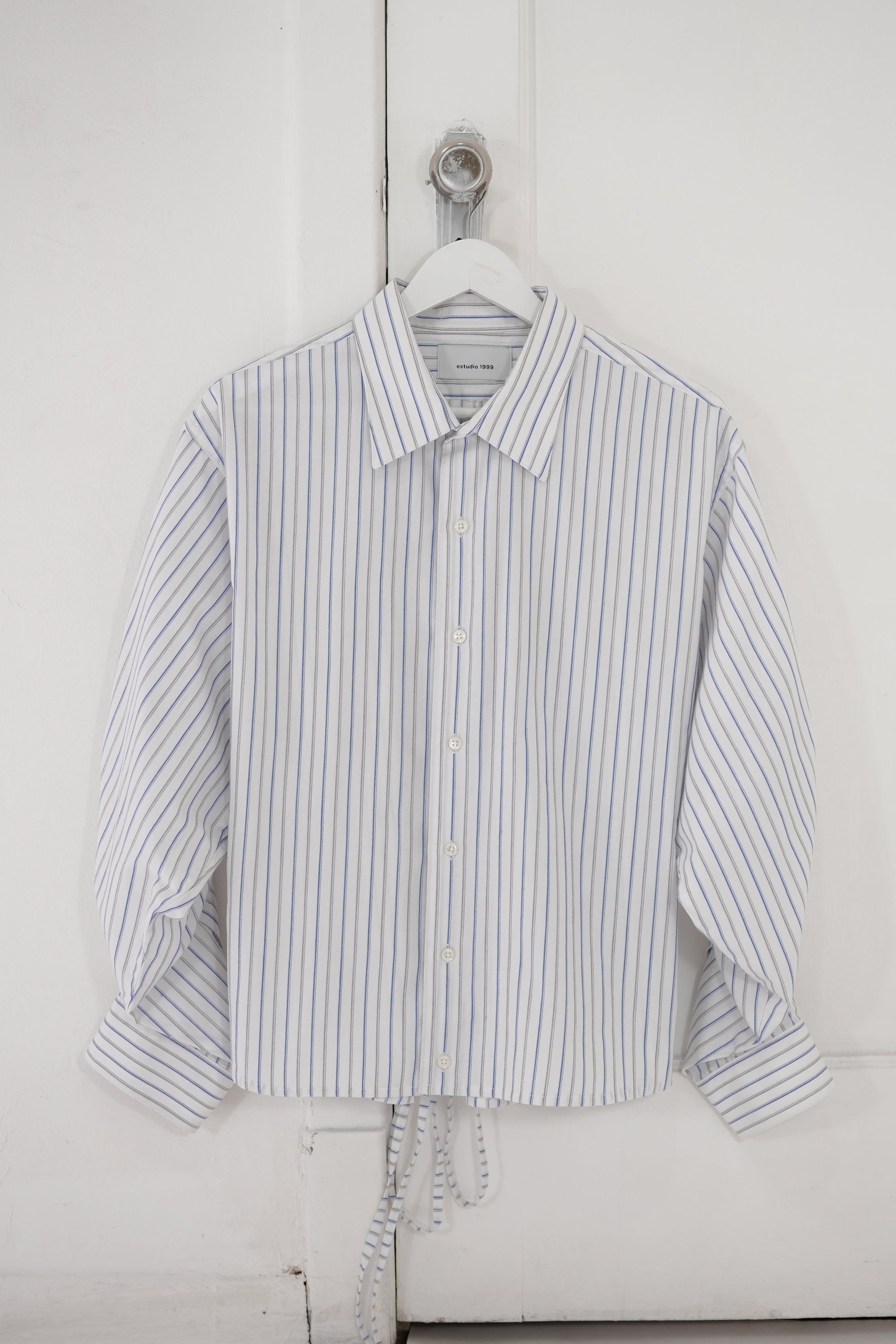 Camisa Lazo - Blanca a rayas
