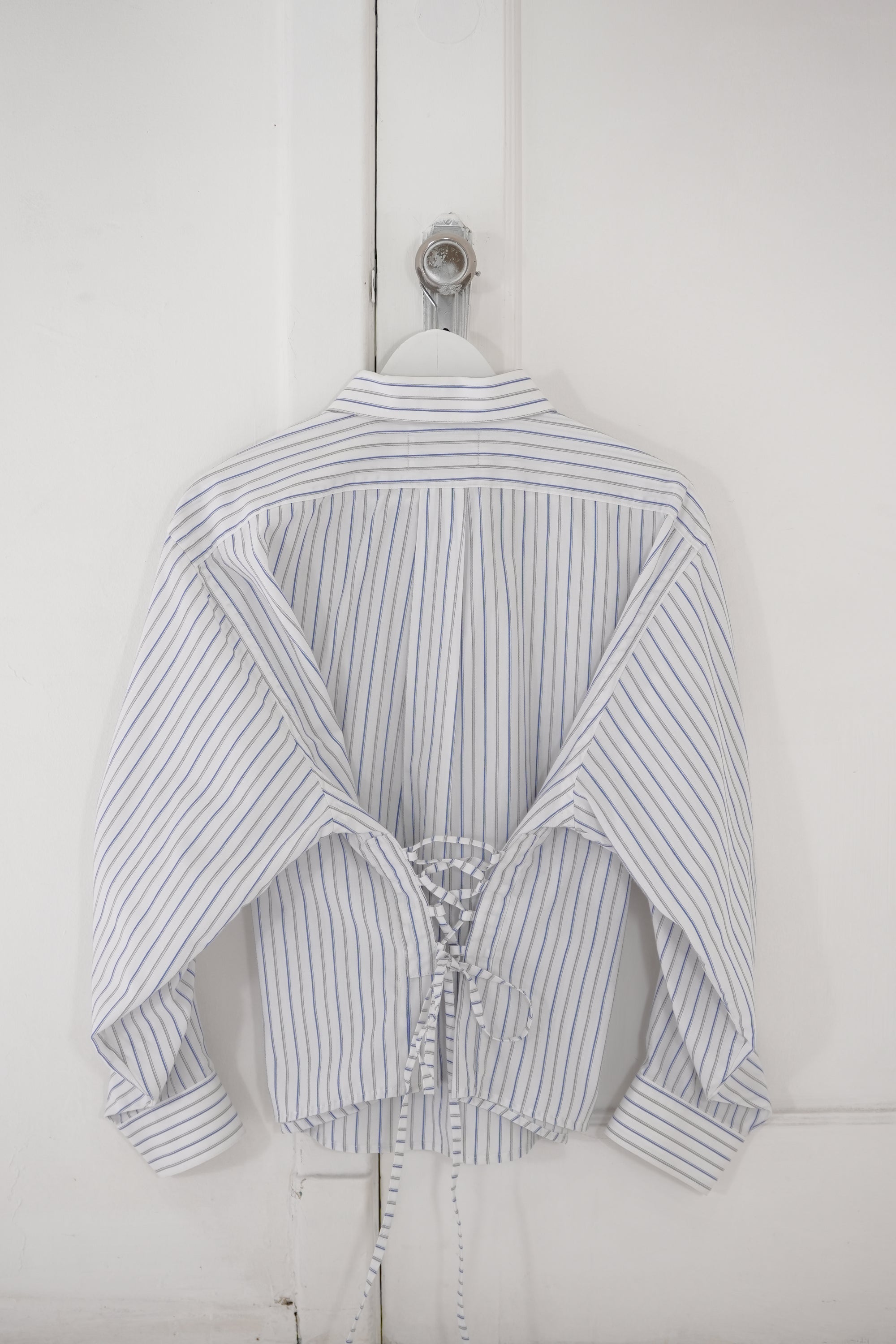 Camisa Lazo - Blanca a rayas