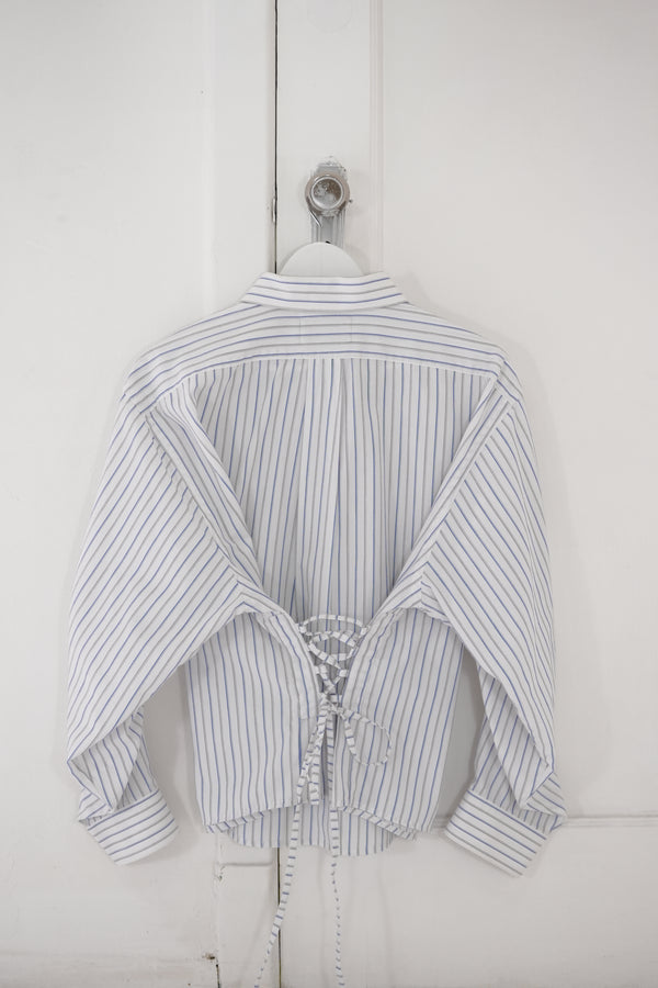 Camisa Lazo - Blanca a rayas