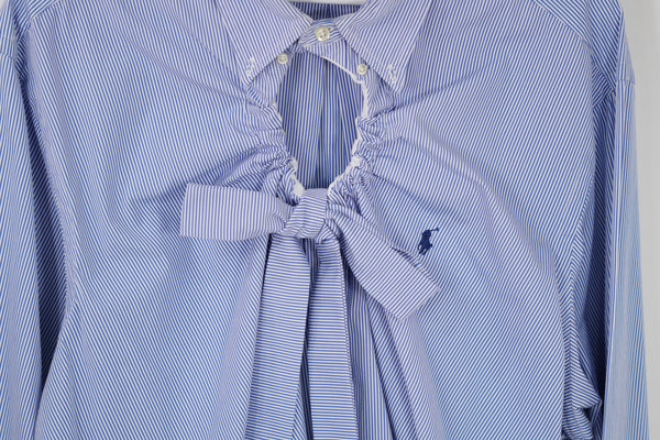 Ventana Shirt - Blue with White Stripes