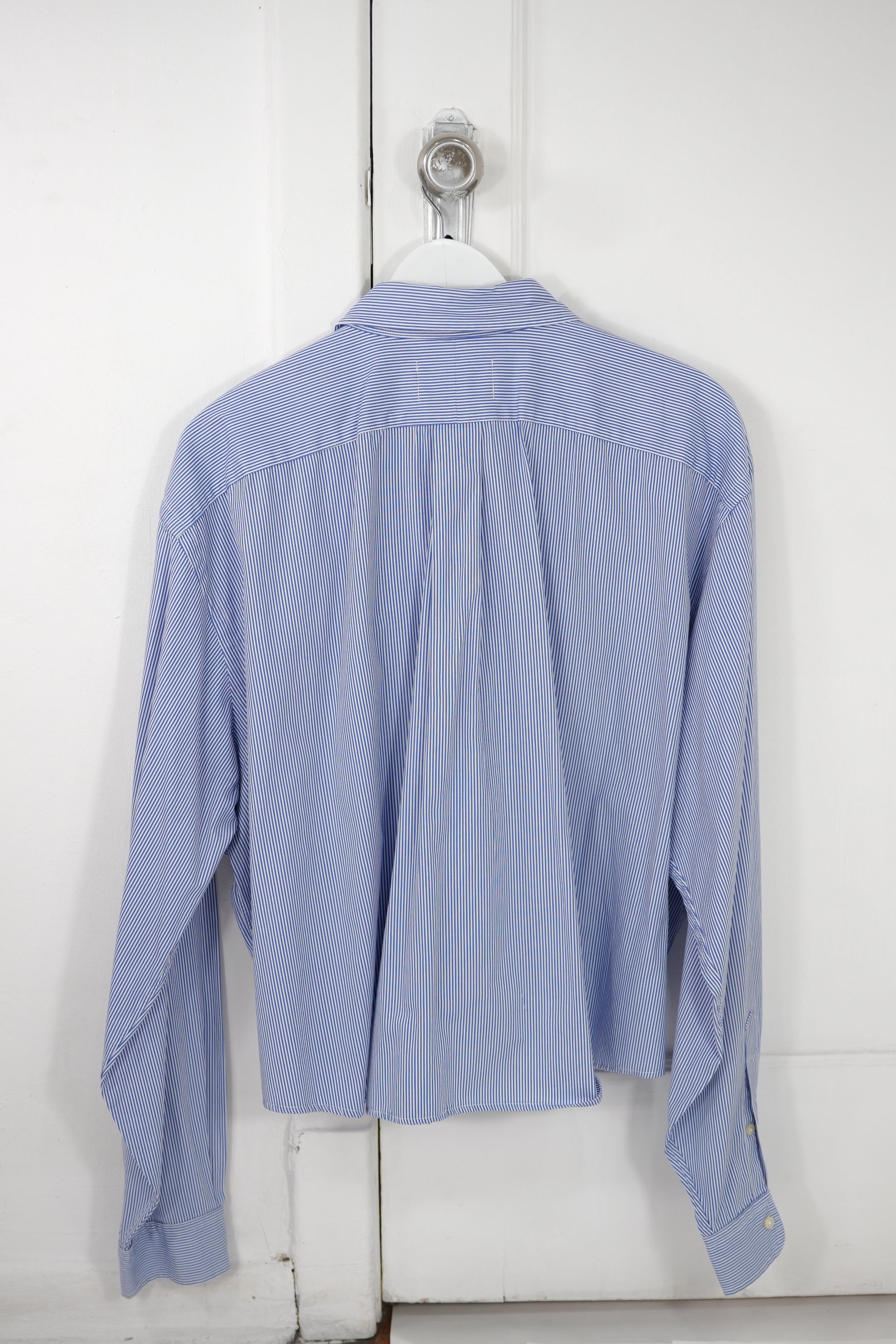 Ventana Shirt - Blue with White Stripes