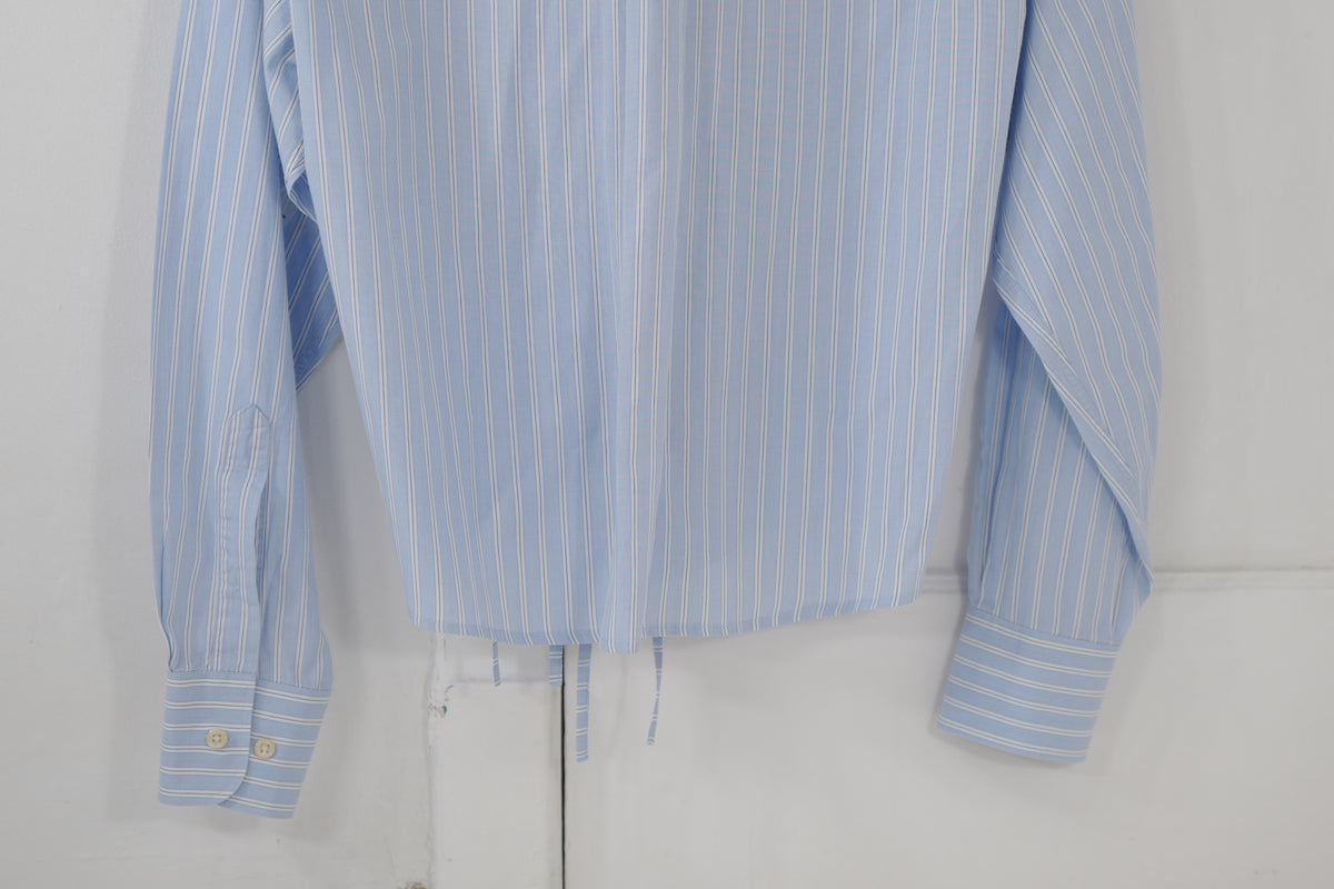 Camisa Cascada - Rayada azul/ blanco