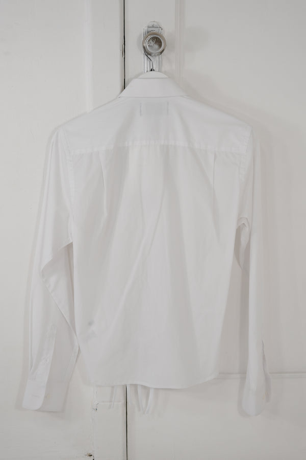 Camisa Cascada - Blanca lisa