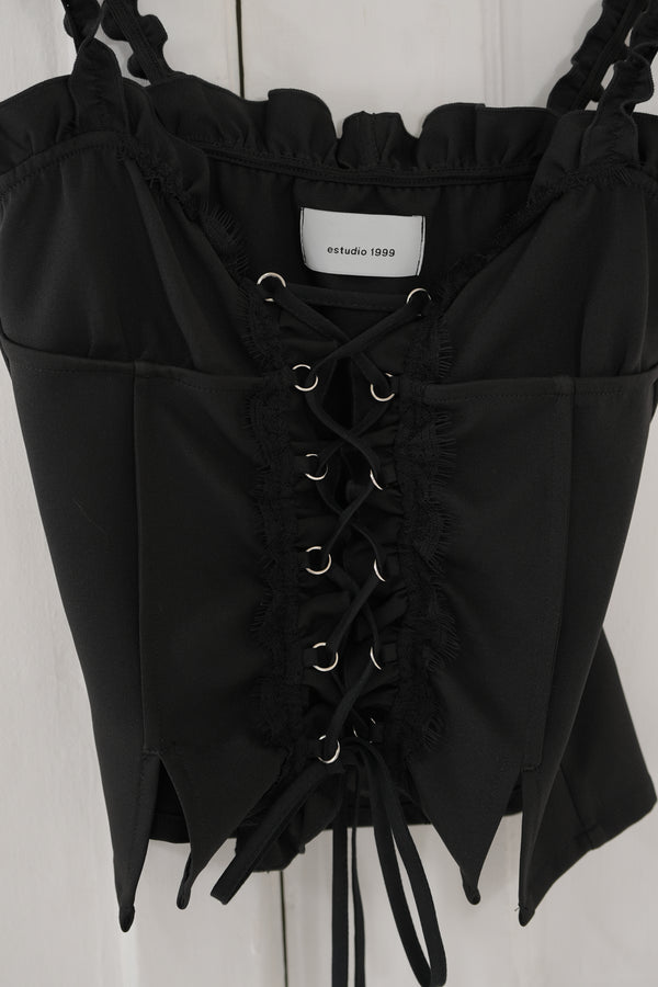 Soft Bustier Negro