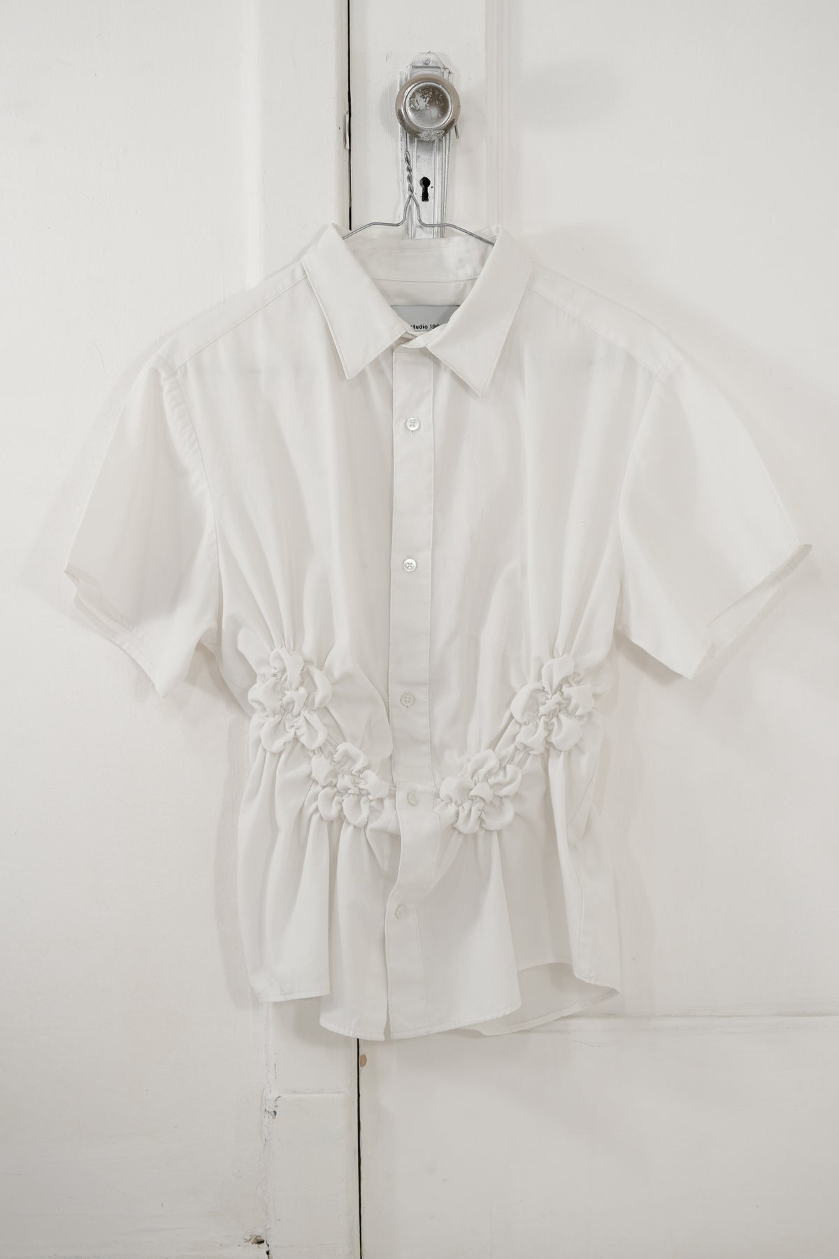 Camisa Florero - blanca
